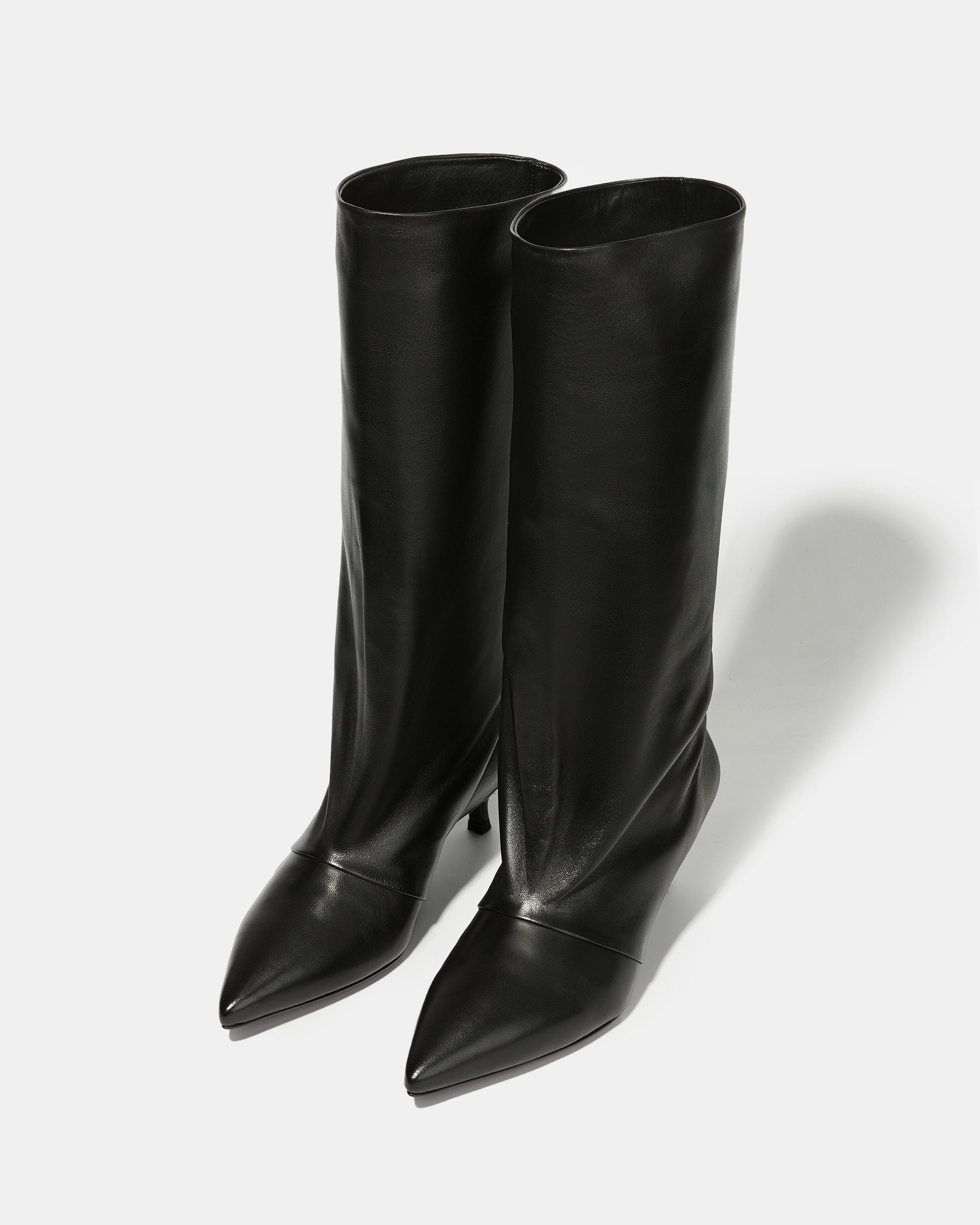 Черные кожаные сапоги - Image 2 of 3