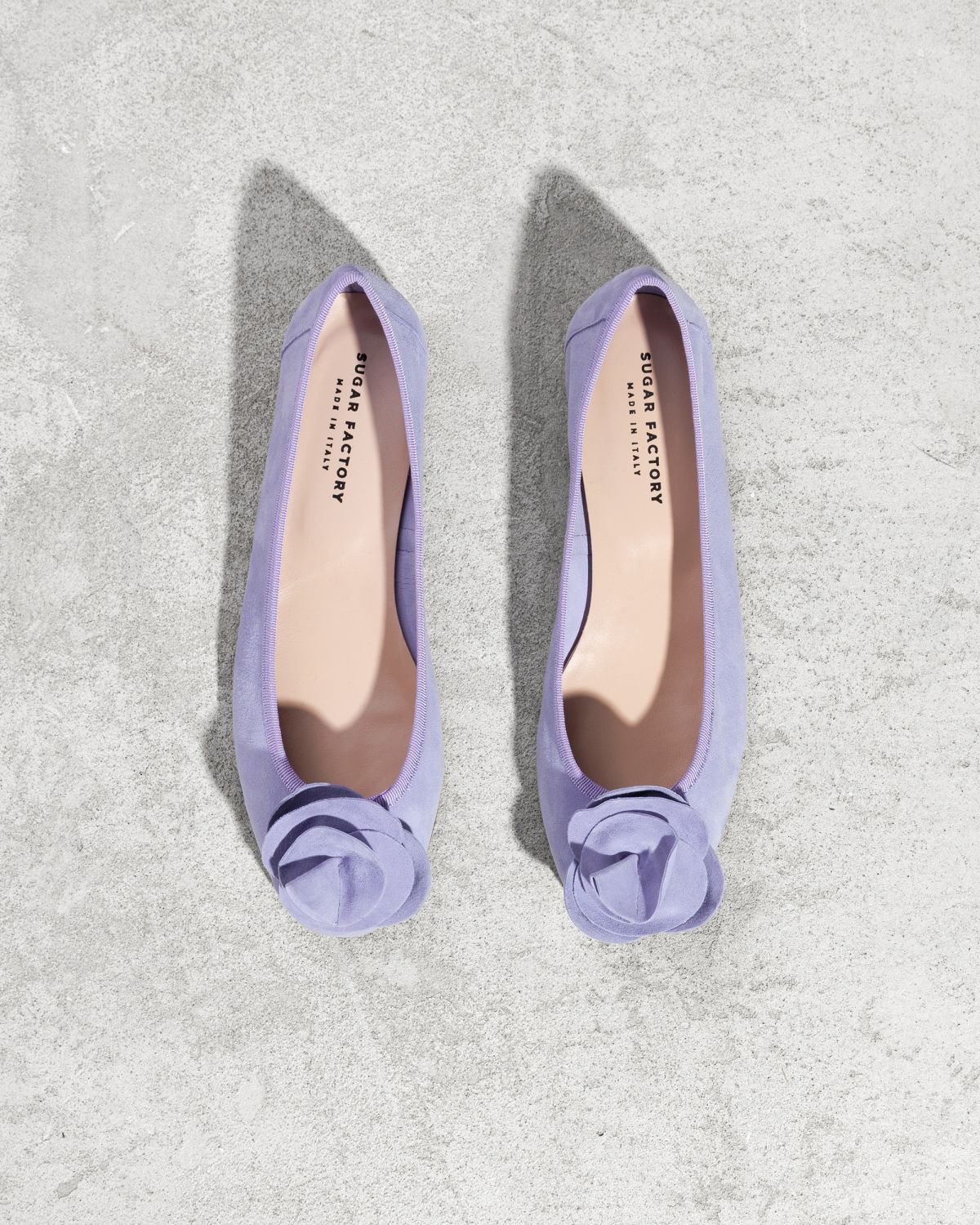 Сиреневые замшевые балетки - Image 2 of 4