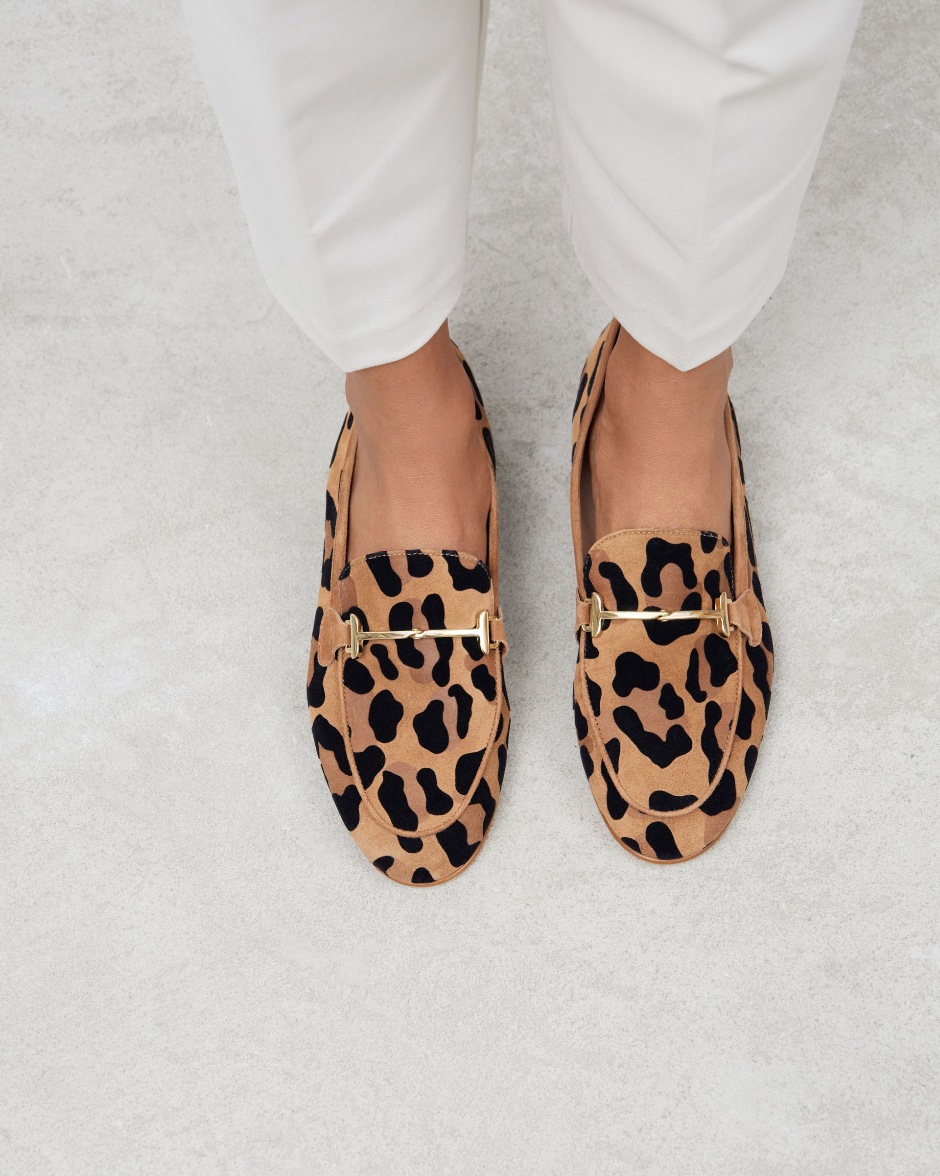Леопардовые замшевые лоферы - Image 6 of 8