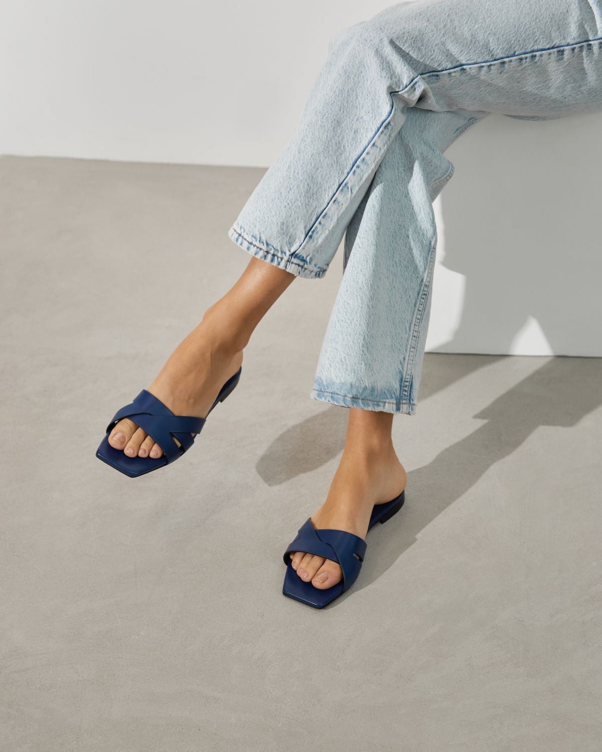 Синие кожаные пантолеты - Image 5 of 6