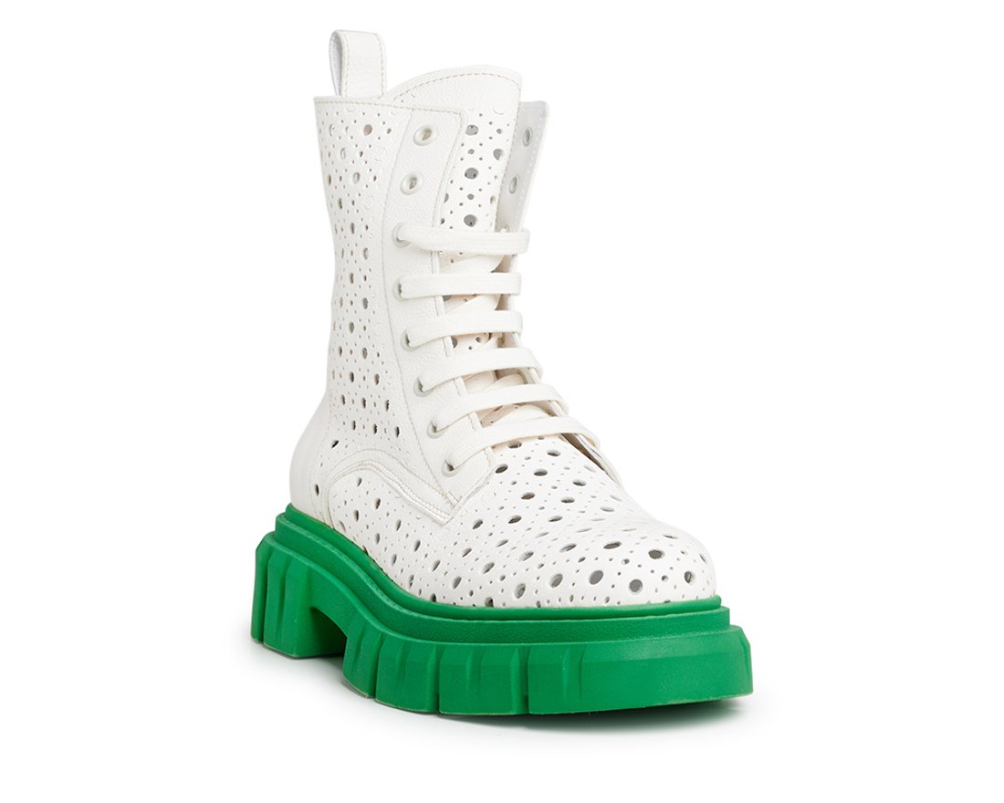 Белые кожаные ботинки - Image 2 of 5