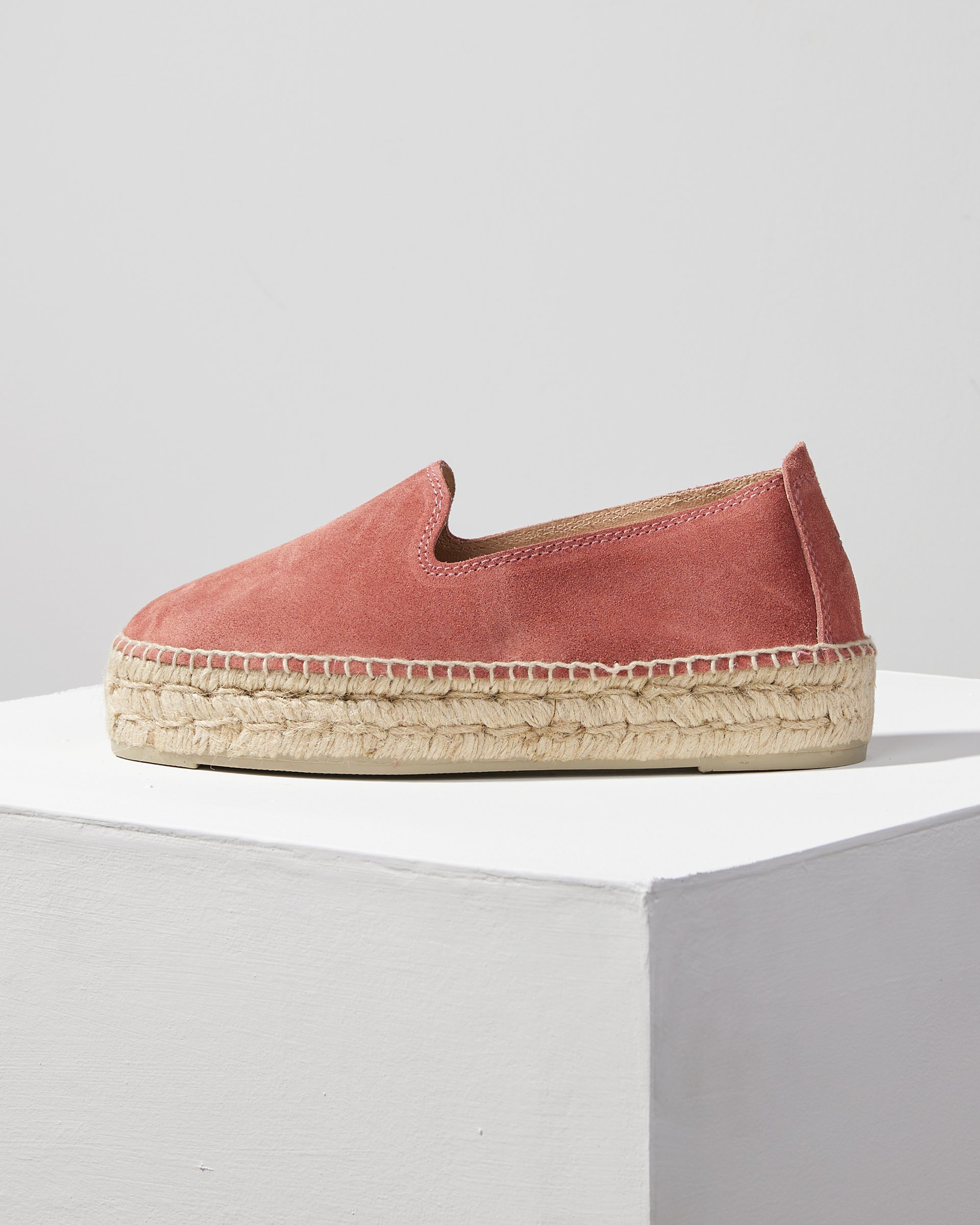 Бордовые замшевые эспадрильи - Main image