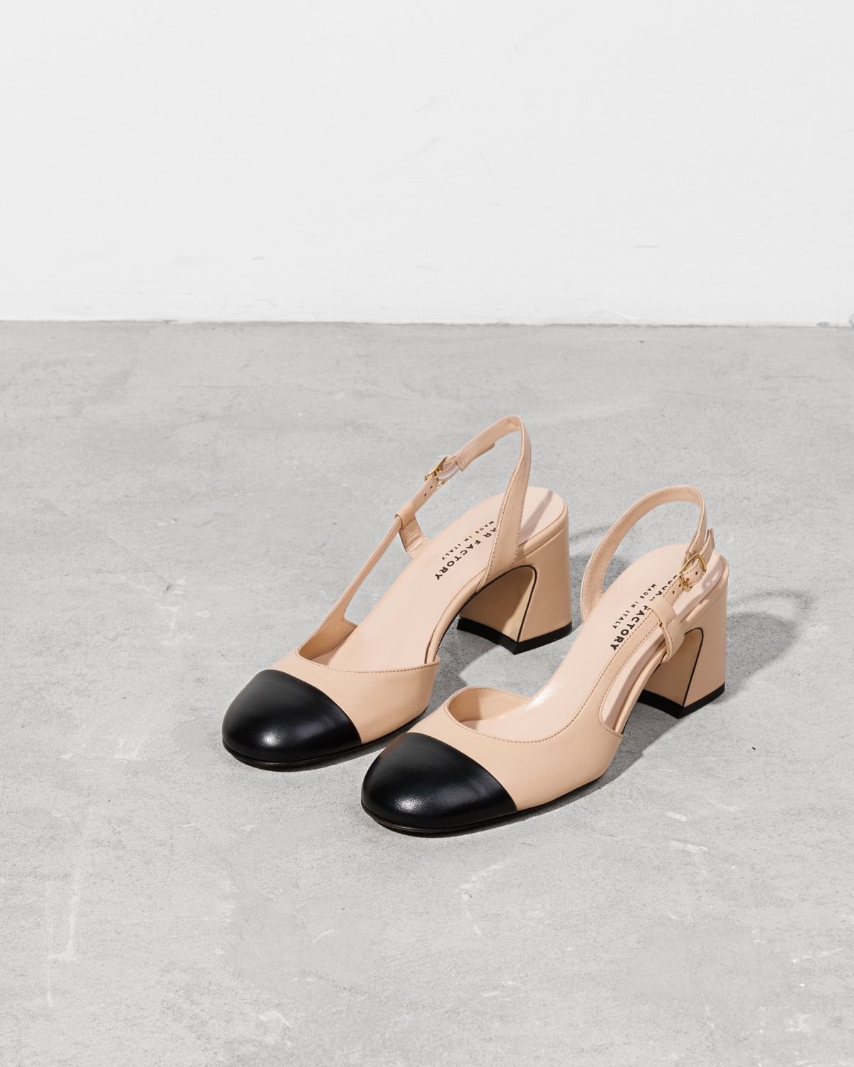 Светло-бежевые кожаные туфли - Image 3 of 7