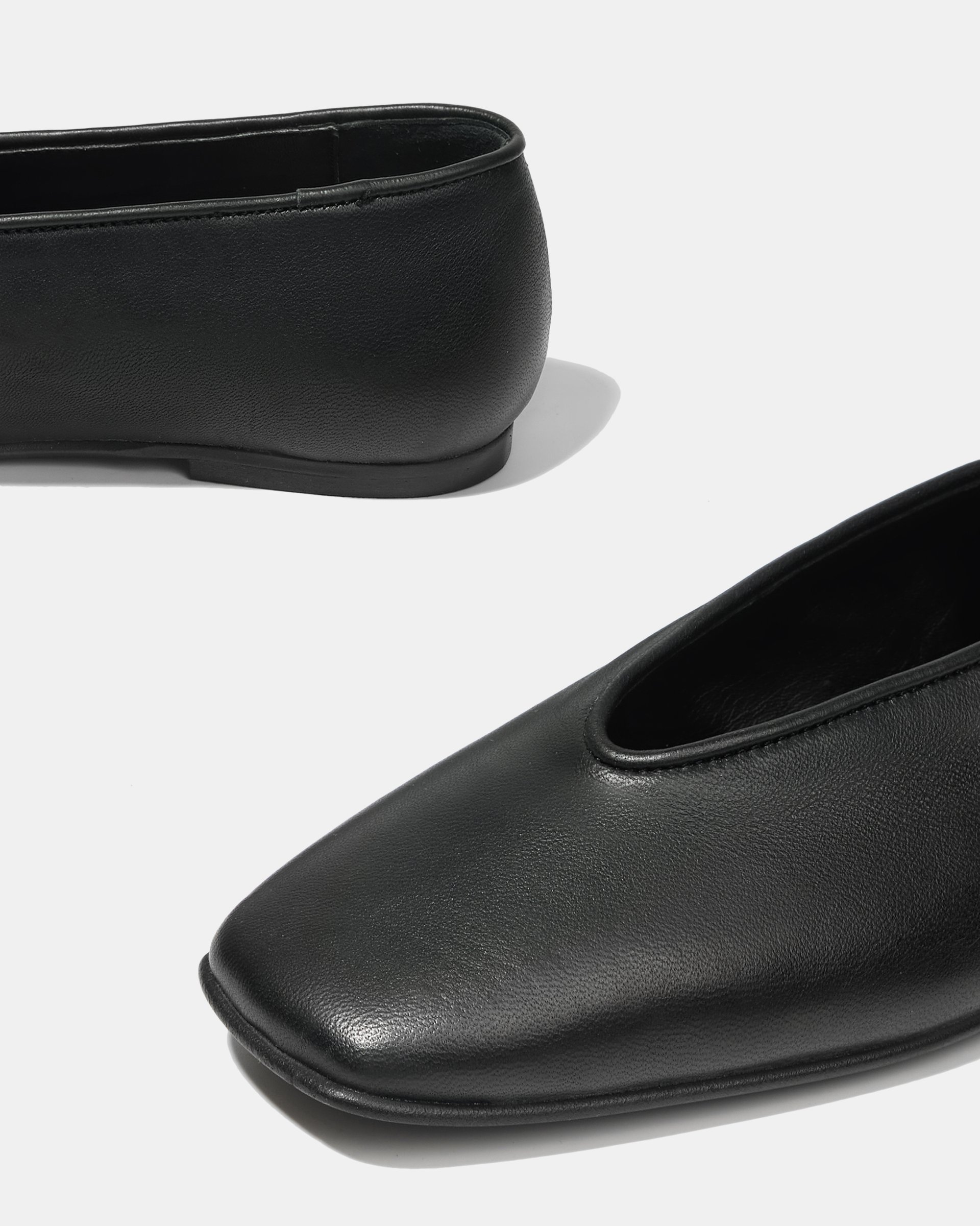 Черные кожаные балетки - Image 5 of 5