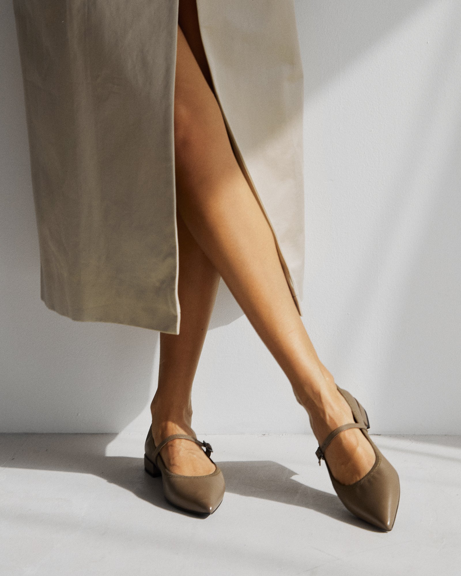 Темно-серые кожаные туфли - Image 4 of 4