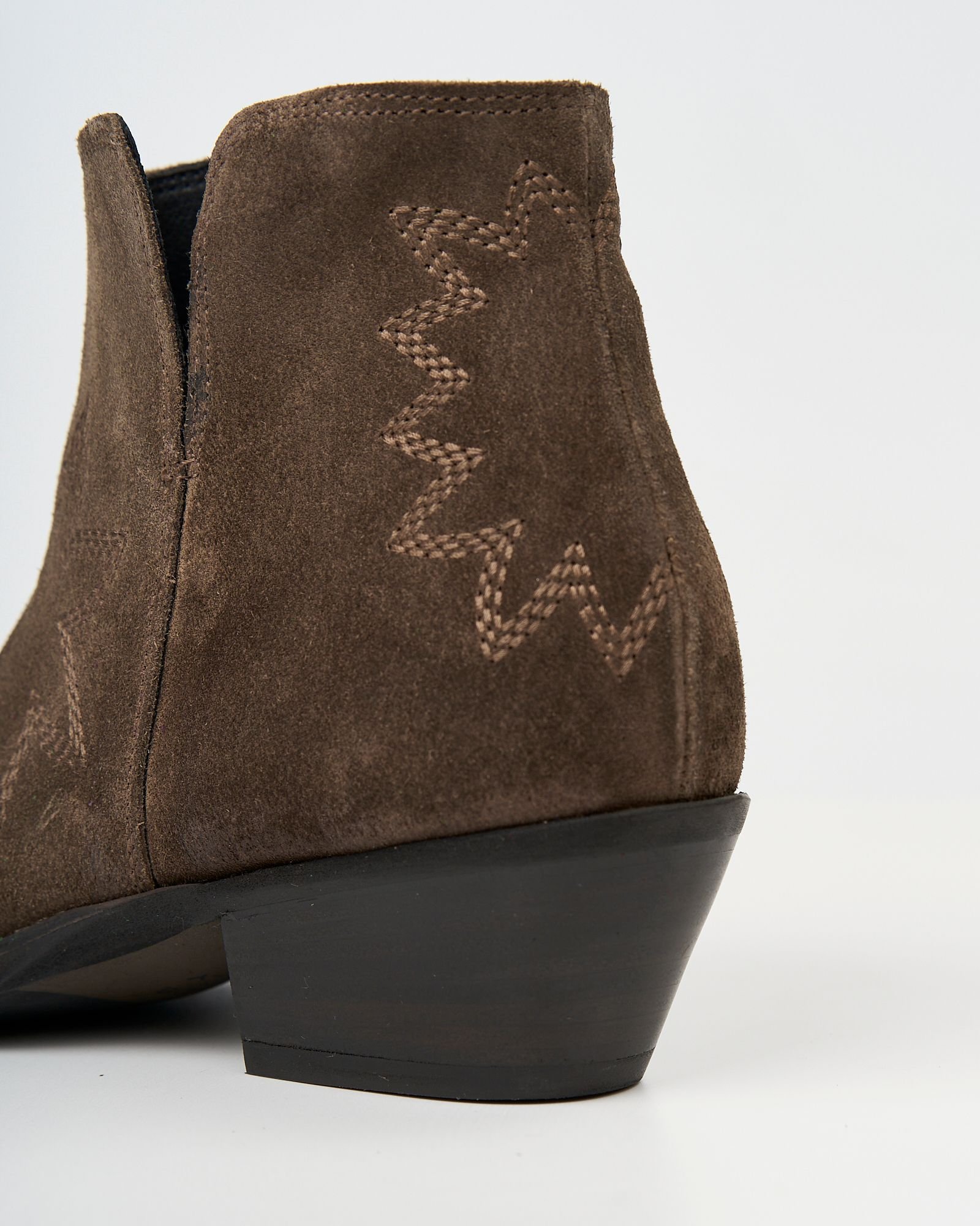 Коричневые замшевые казаки - Image 6 of 6