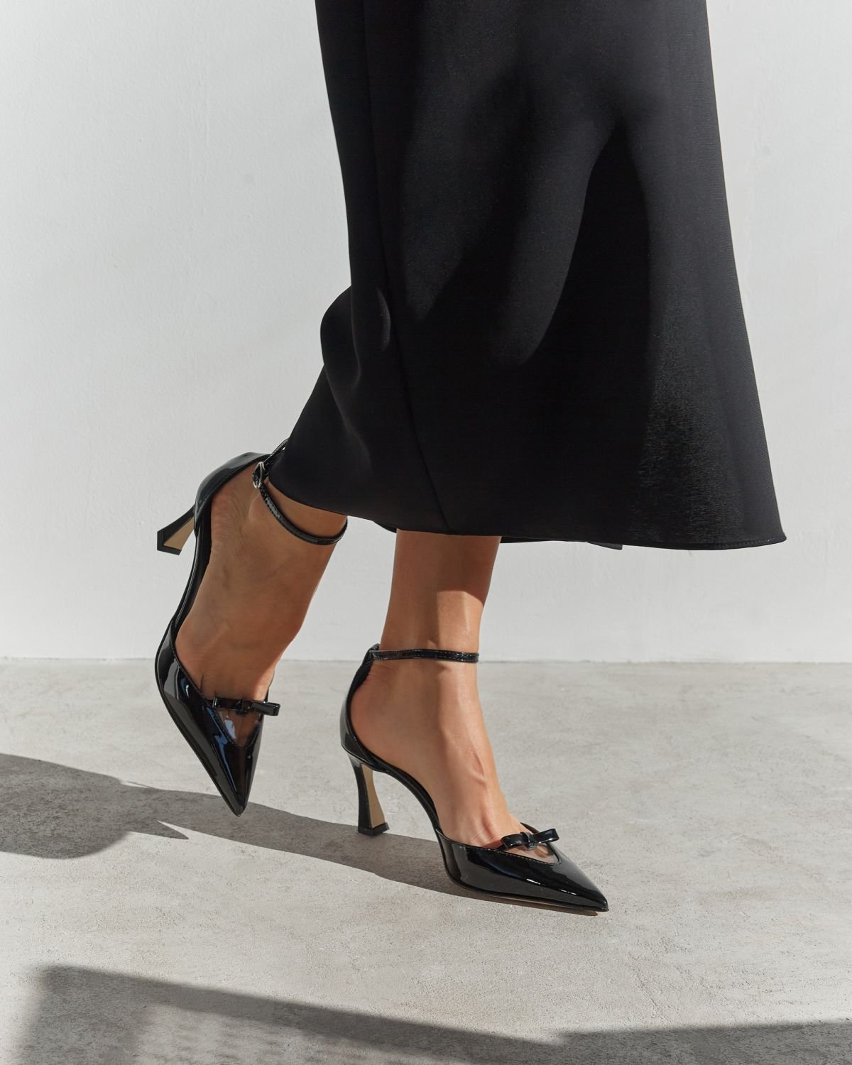 Черные кожаные туфли - Image 5 of 6