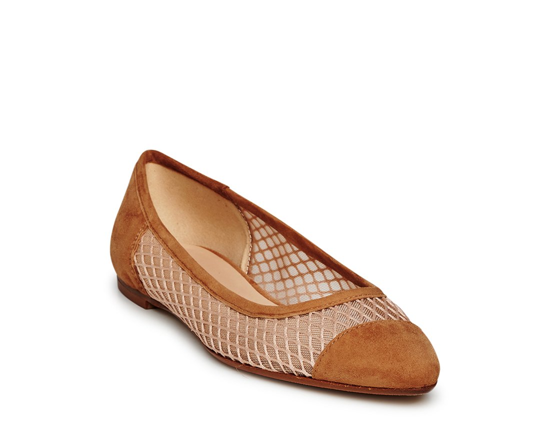 Коричневые замшевые балетки - Image 2 of 5