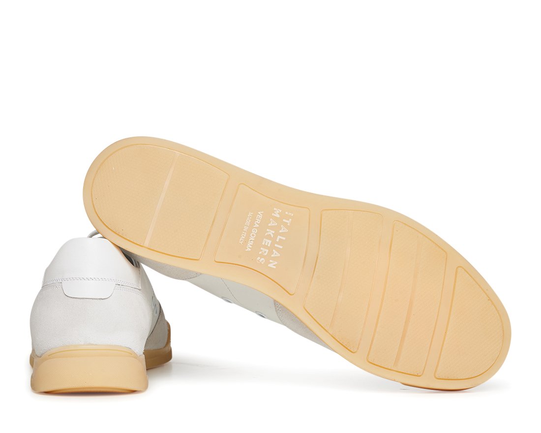 Мужские белые кожаные кеды - Image 4 of 4