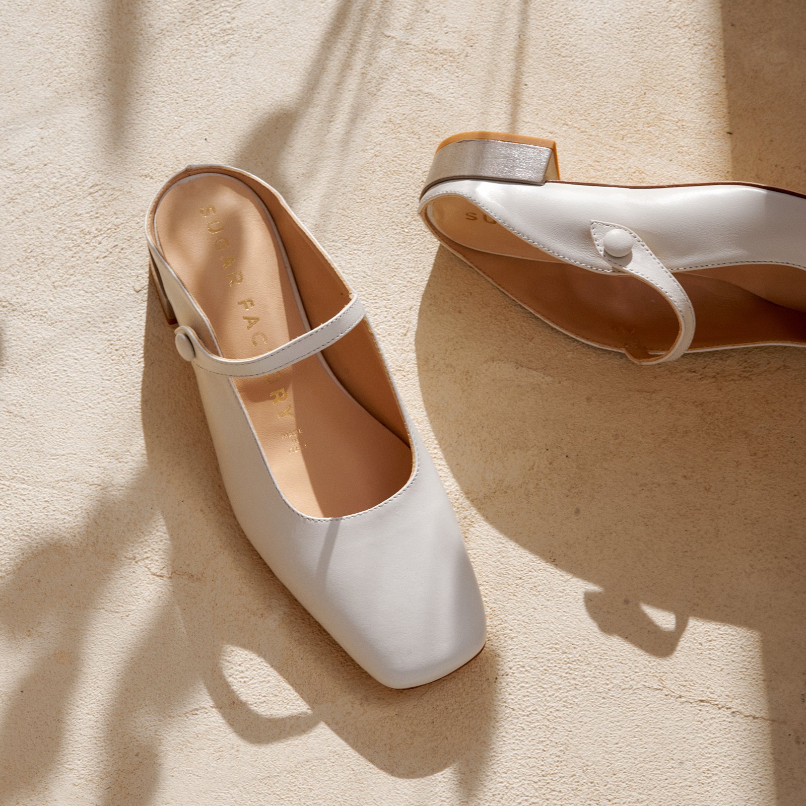 Белые кожаные туфли - Image 5 of 5