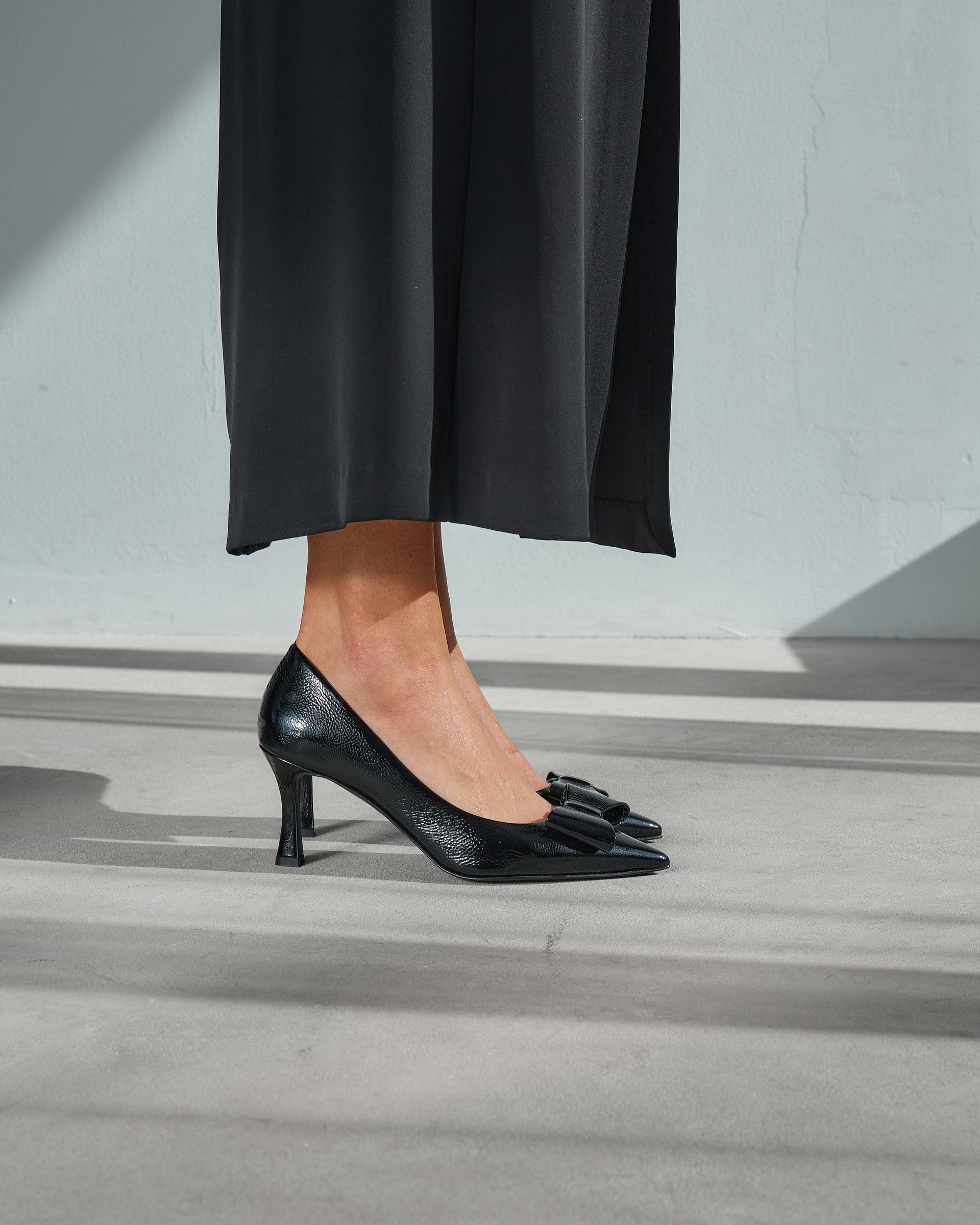 Черные лакированные туфли на шпильке - Image 5 of 6