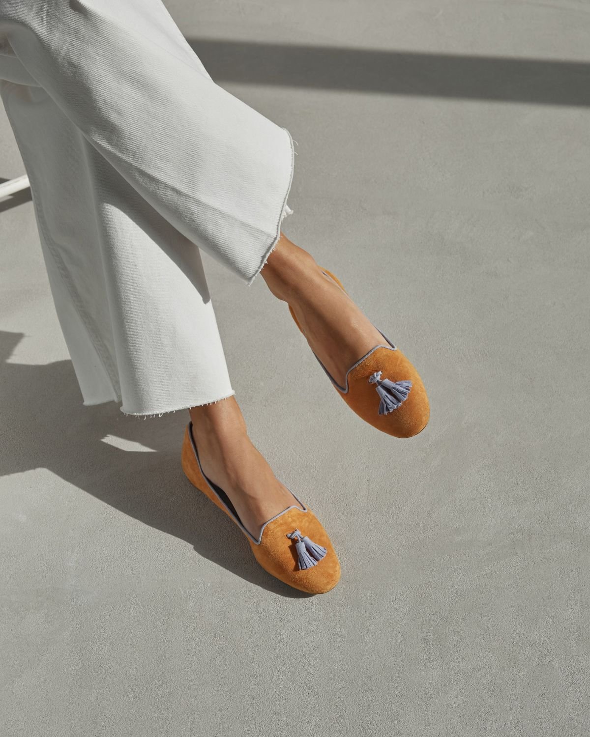 Оранжевые замшевые лоферы - Image 6 of 6