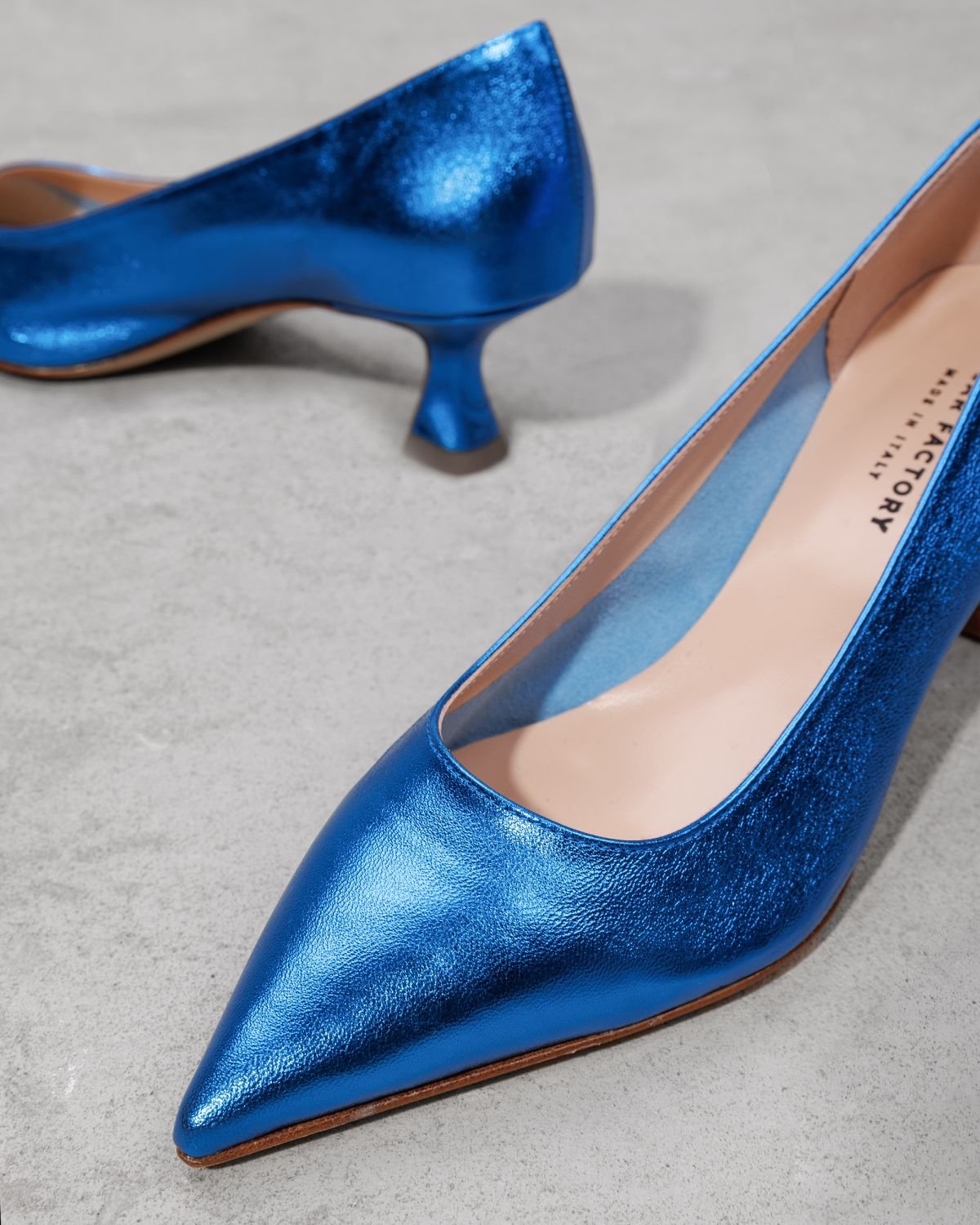Синие кожаные туфли - Image 4 of 4