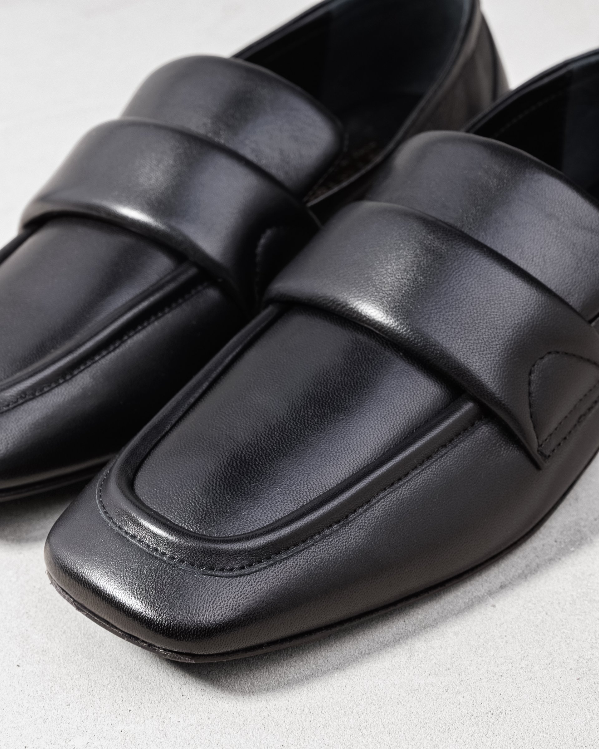 Черные кожаные лоферы с пряжкой - Image 4 of 6