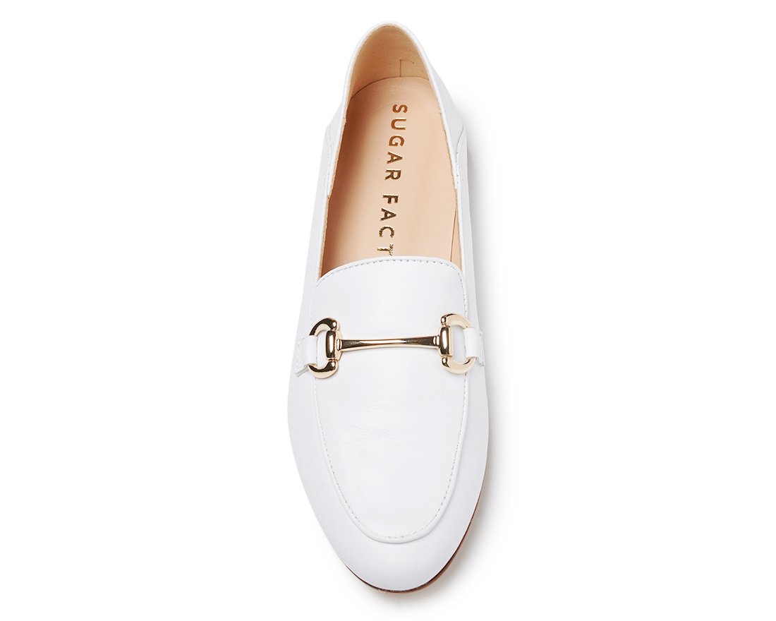 Белые кожаные лоферы - Image 4 of 5