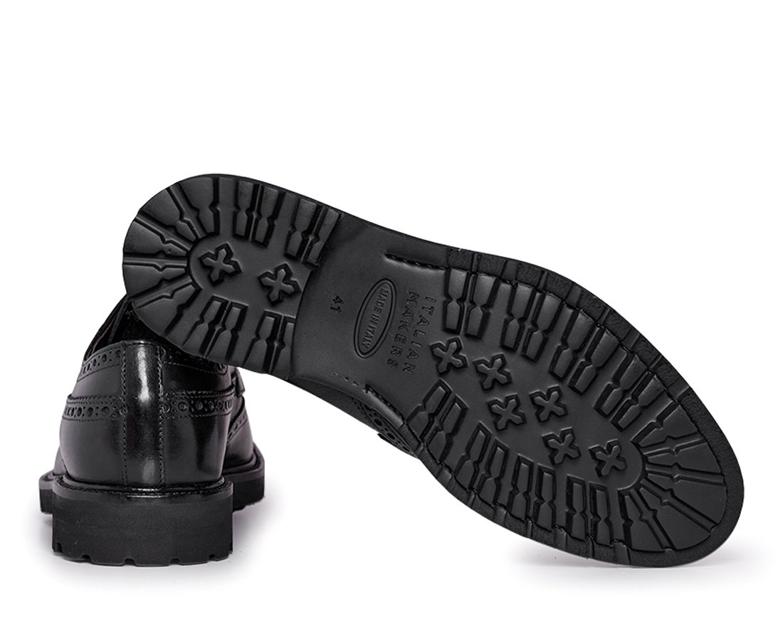 Мужские утепленные черные дерби - Image 4 of 4