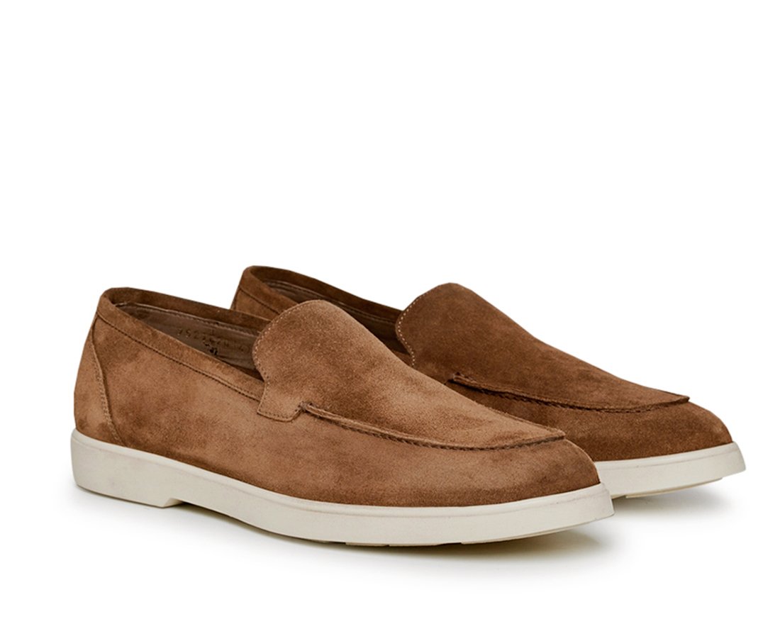 Мужские коричневые замшевые лоферы - Image 2 of 4