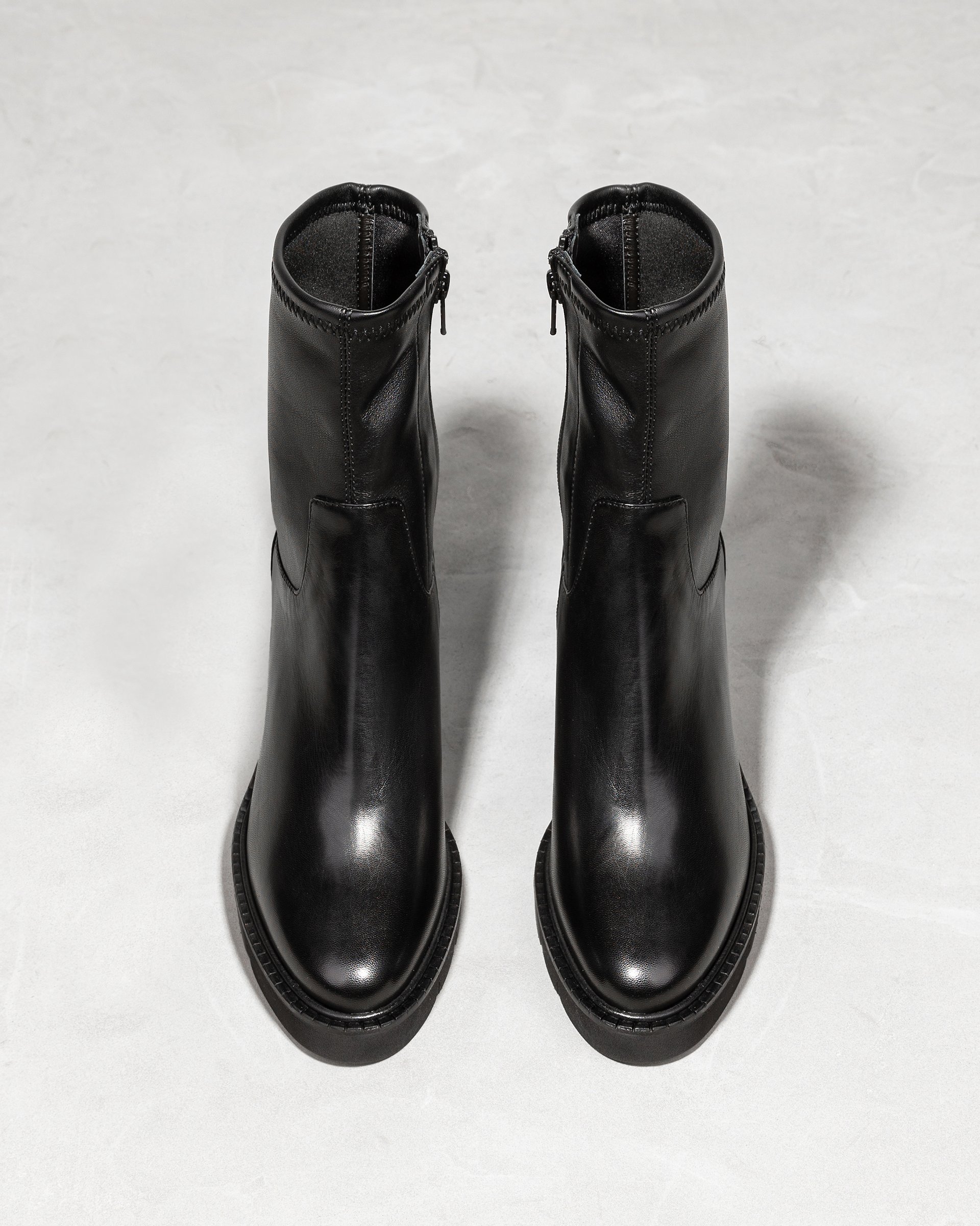 Черные кожаные полусапоги - Image 3 of 4