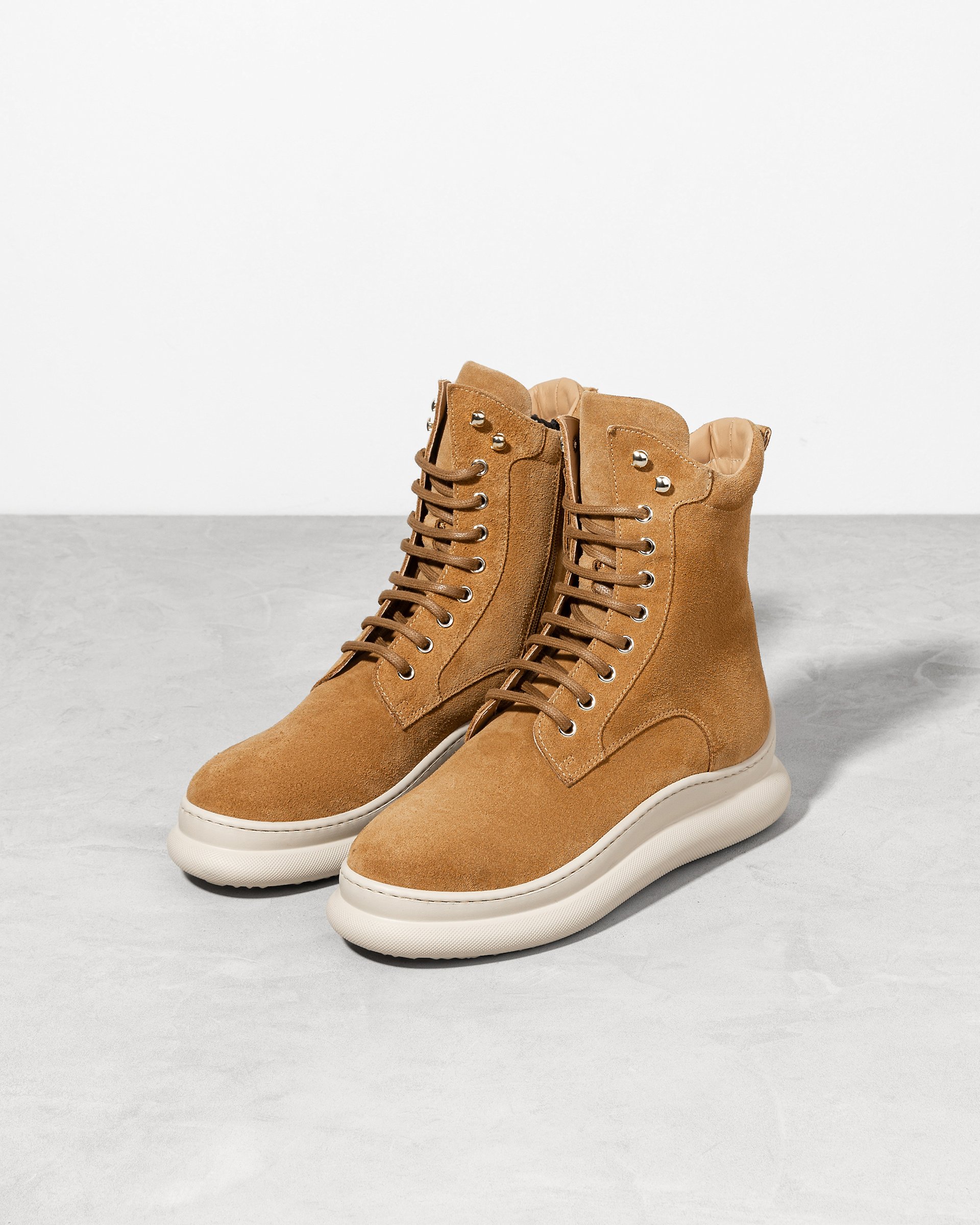 Замшевые ботинки песочного цвета - Image 2 of 4