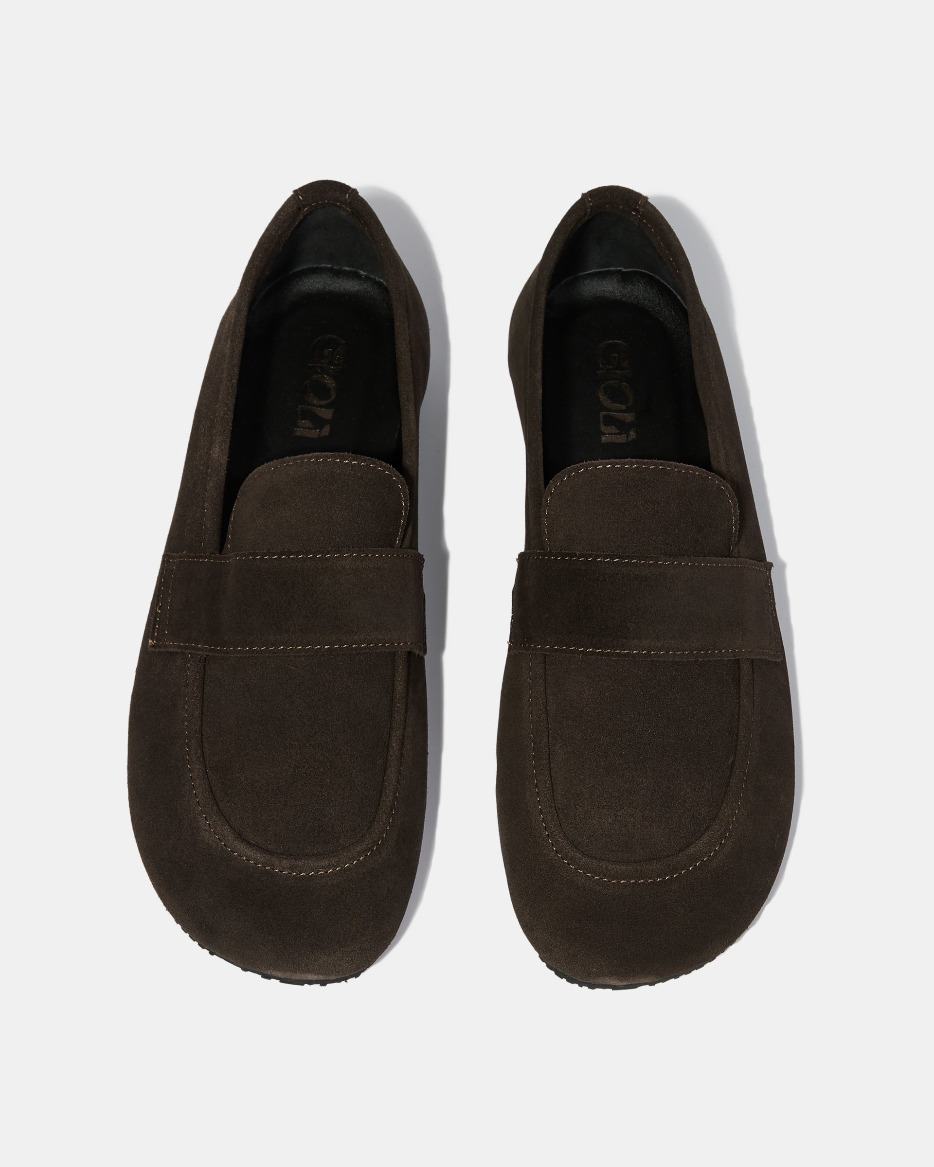 Темно-коричневые замшевые мокасины - Image 4 of 4