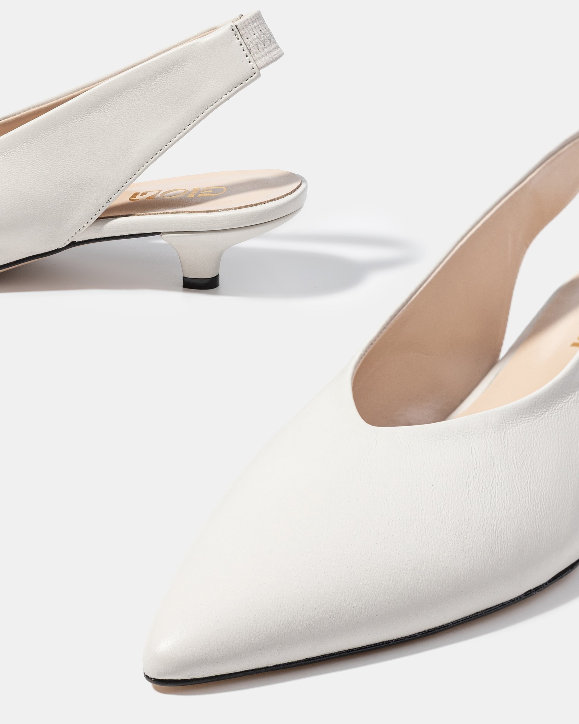 Белые туфли из натуральной кожи - Image 4 of 5