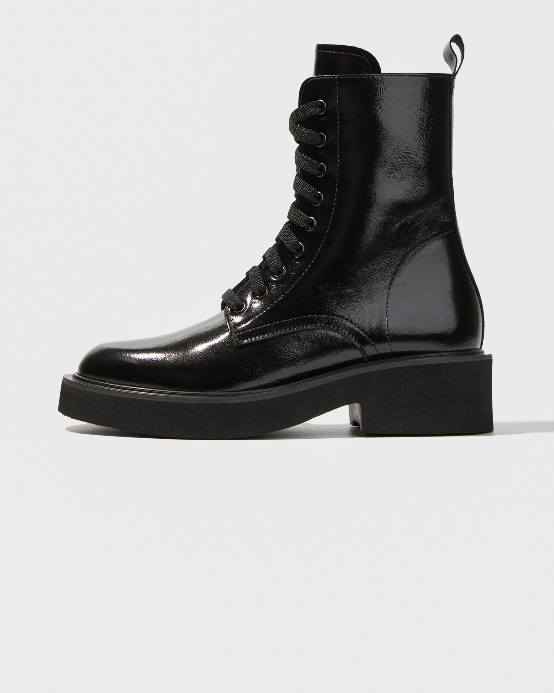 Черные кожаные ботинки - Main image