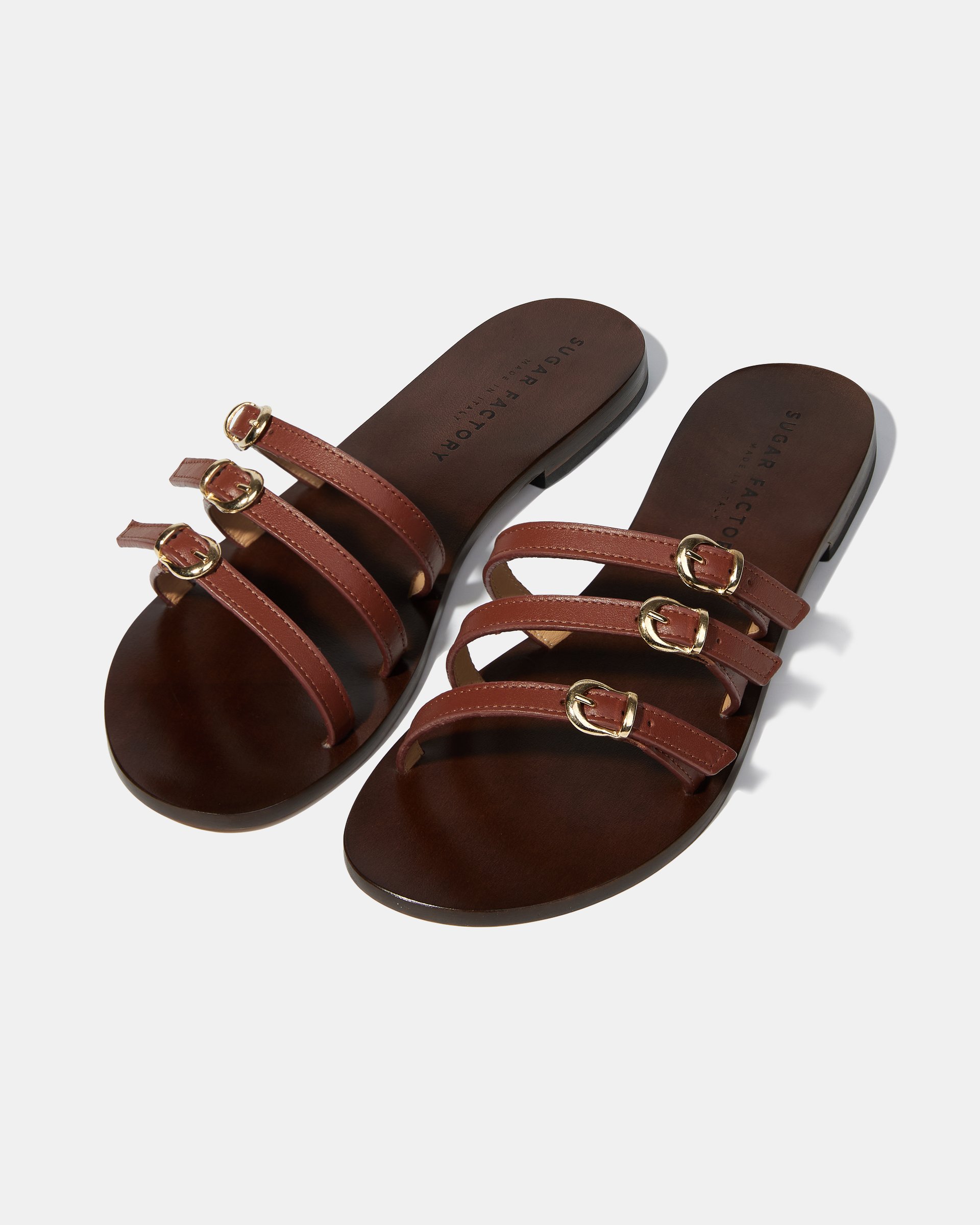 Коричневые пантолеты с ремешками - Image 2 of 5