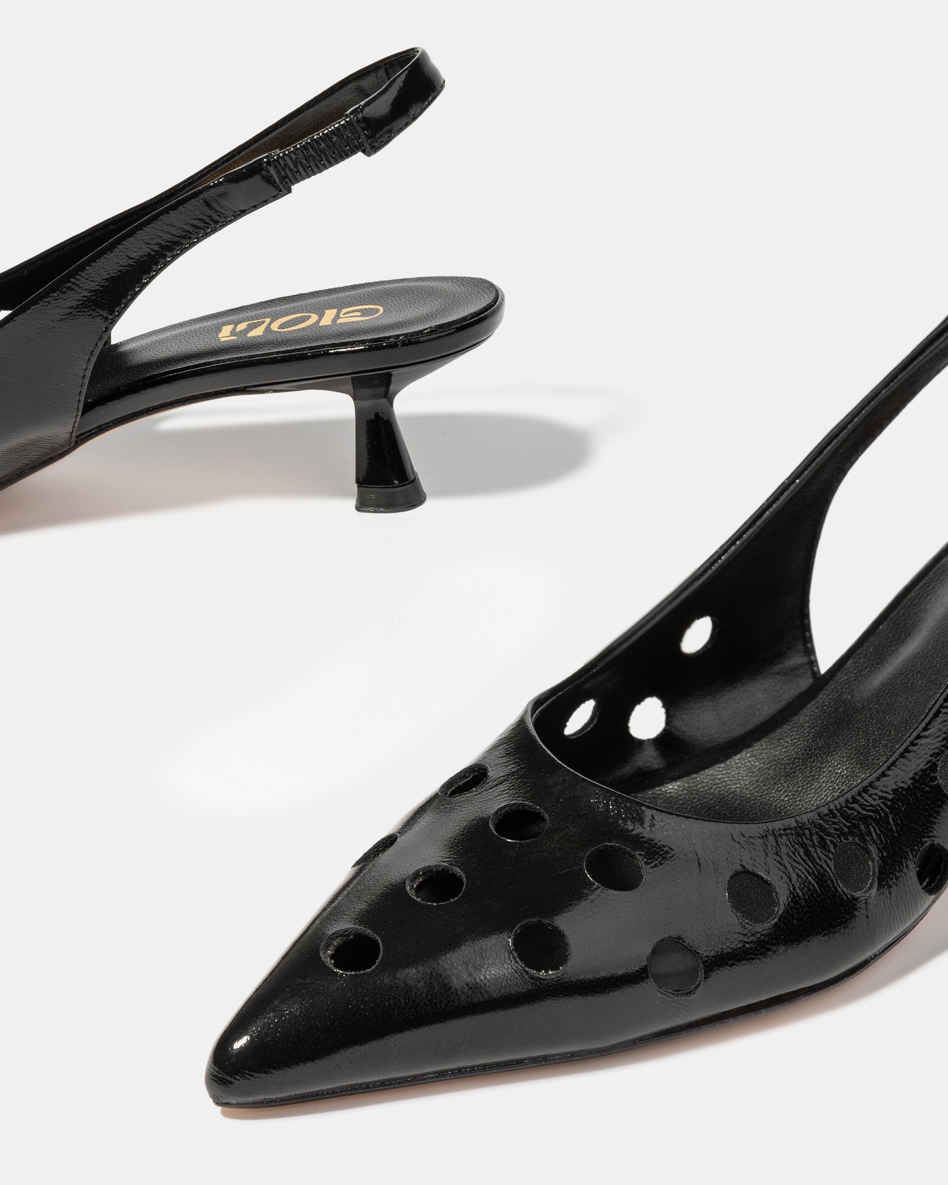 Черные туфли с крупной перфорацией - Image 4 of 5