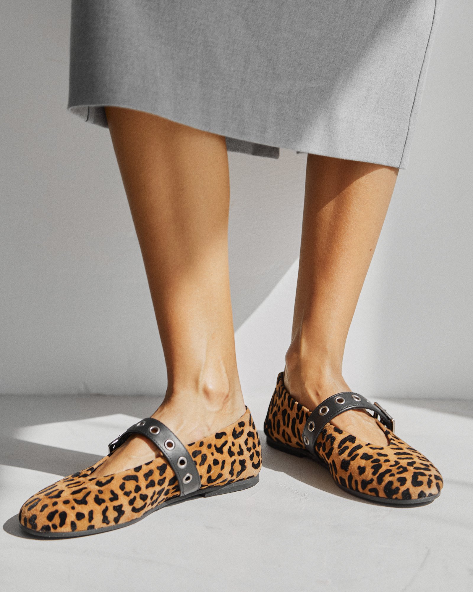 Леопардовые замшевые балетки - Image 5 of 5