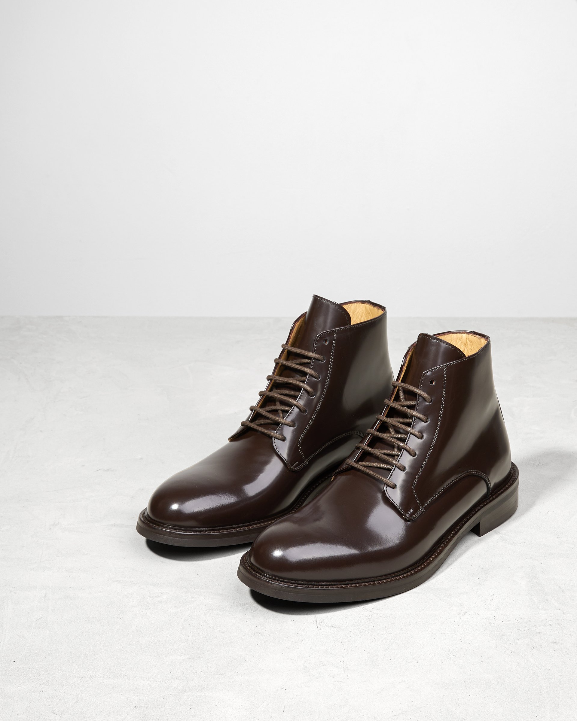 Темно-коричневые кожаные ботинки - Image 2 of 5