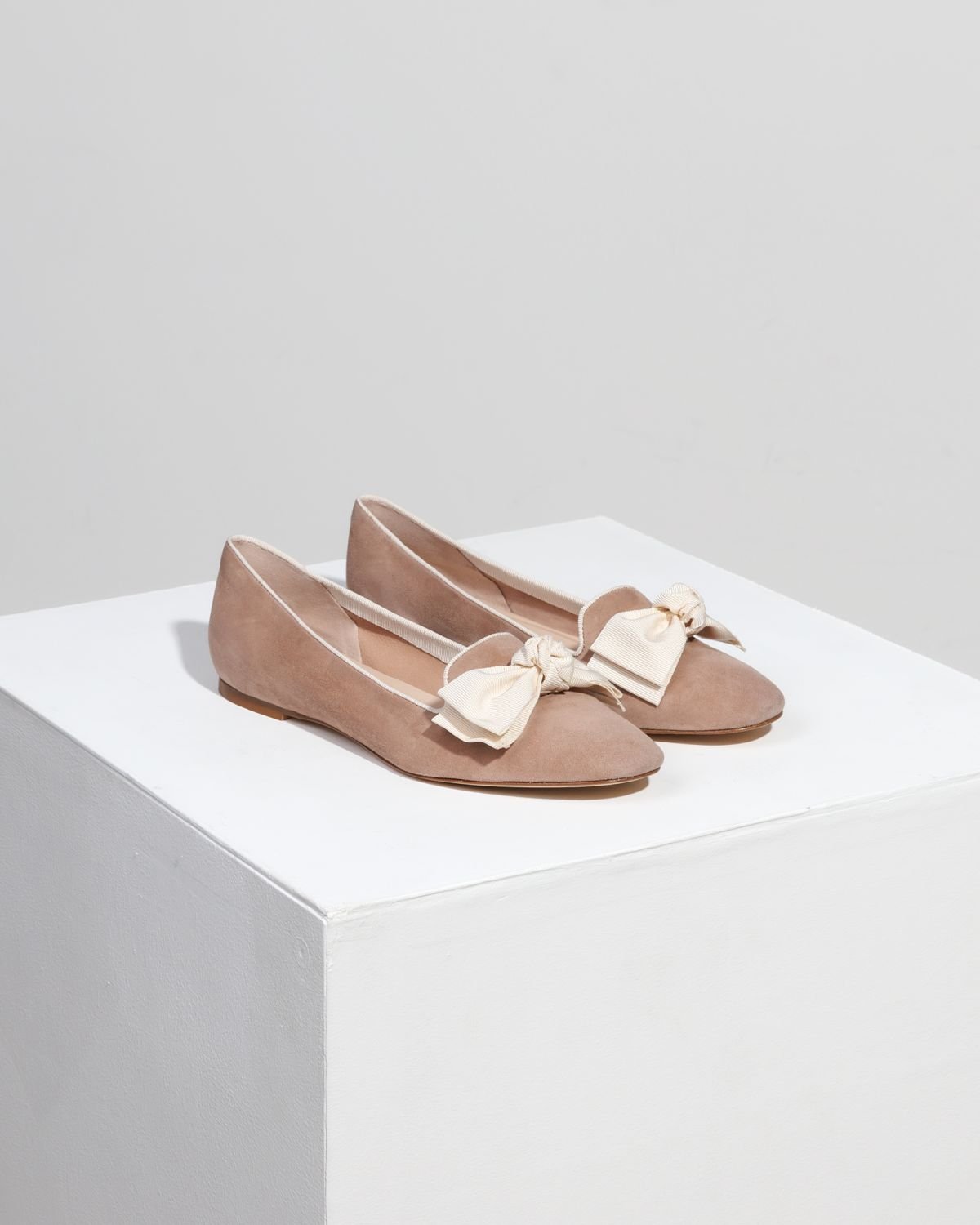 Бежевые замшевые балетки - Image 3 of 6