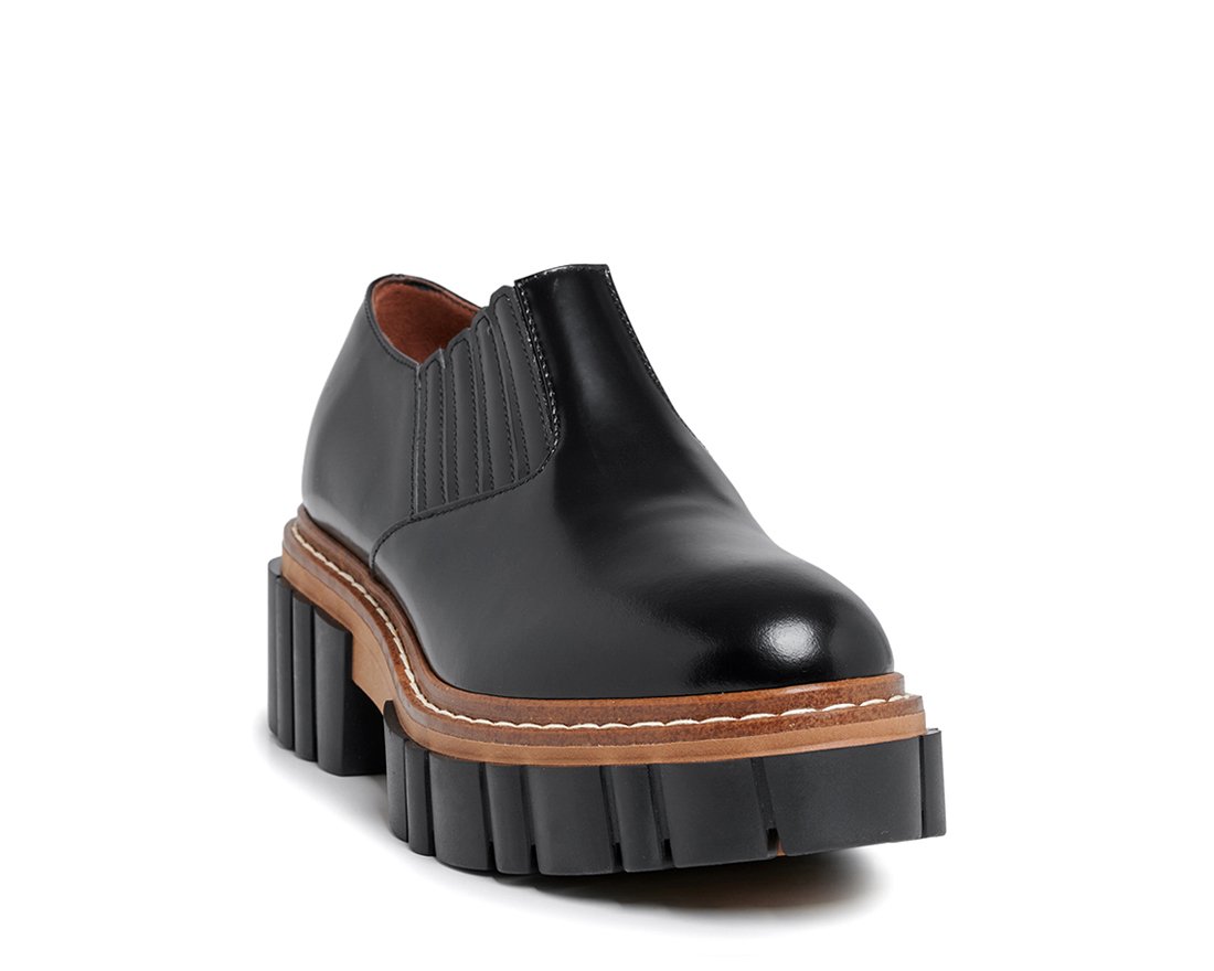 Черные кожаные полуботинки - Image 2 of 4