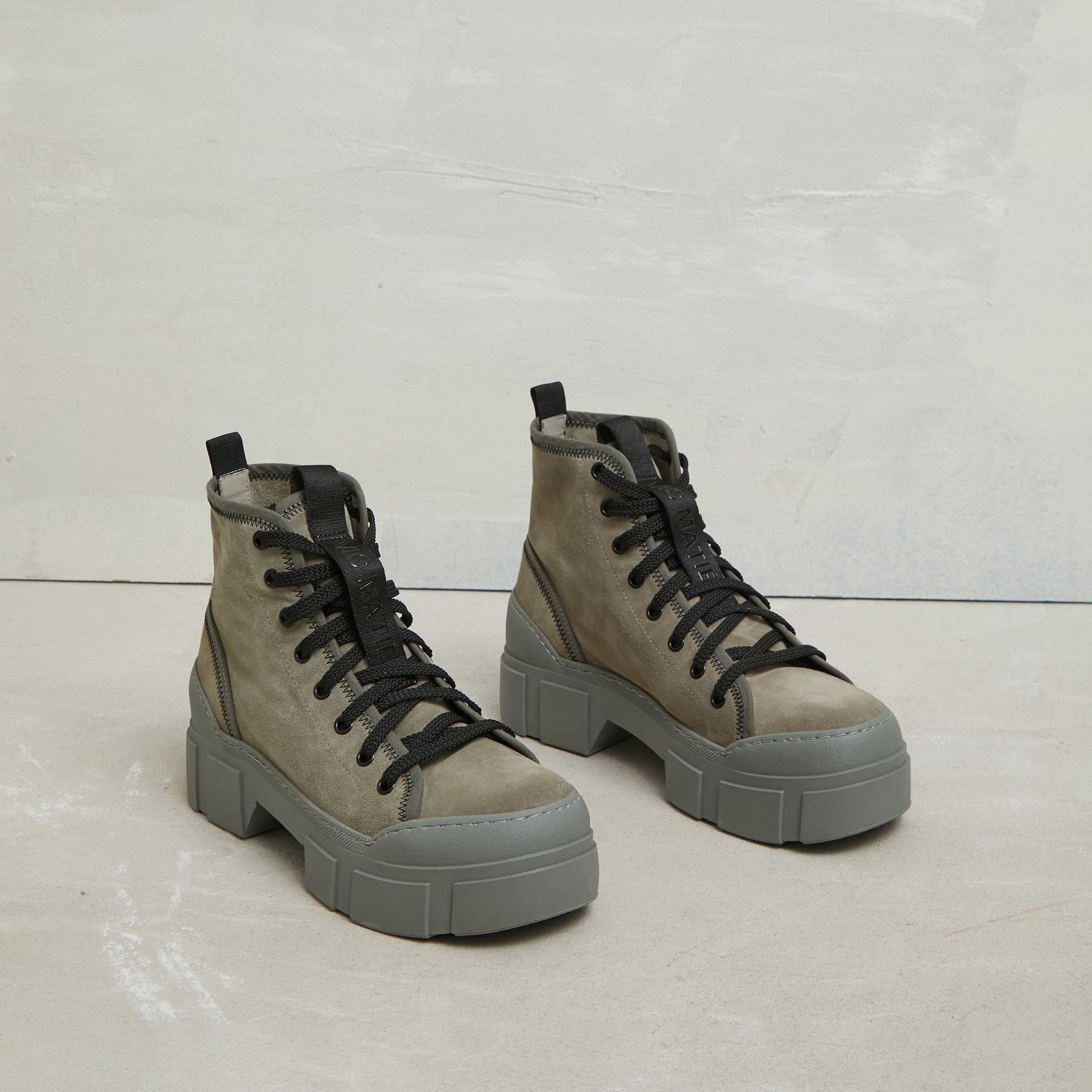 Серые замшевые ботинки - Image 2 of 5