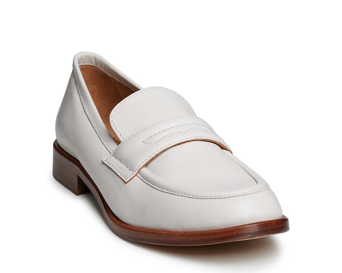 Белые кожаные лоферы - Image 2 of 5