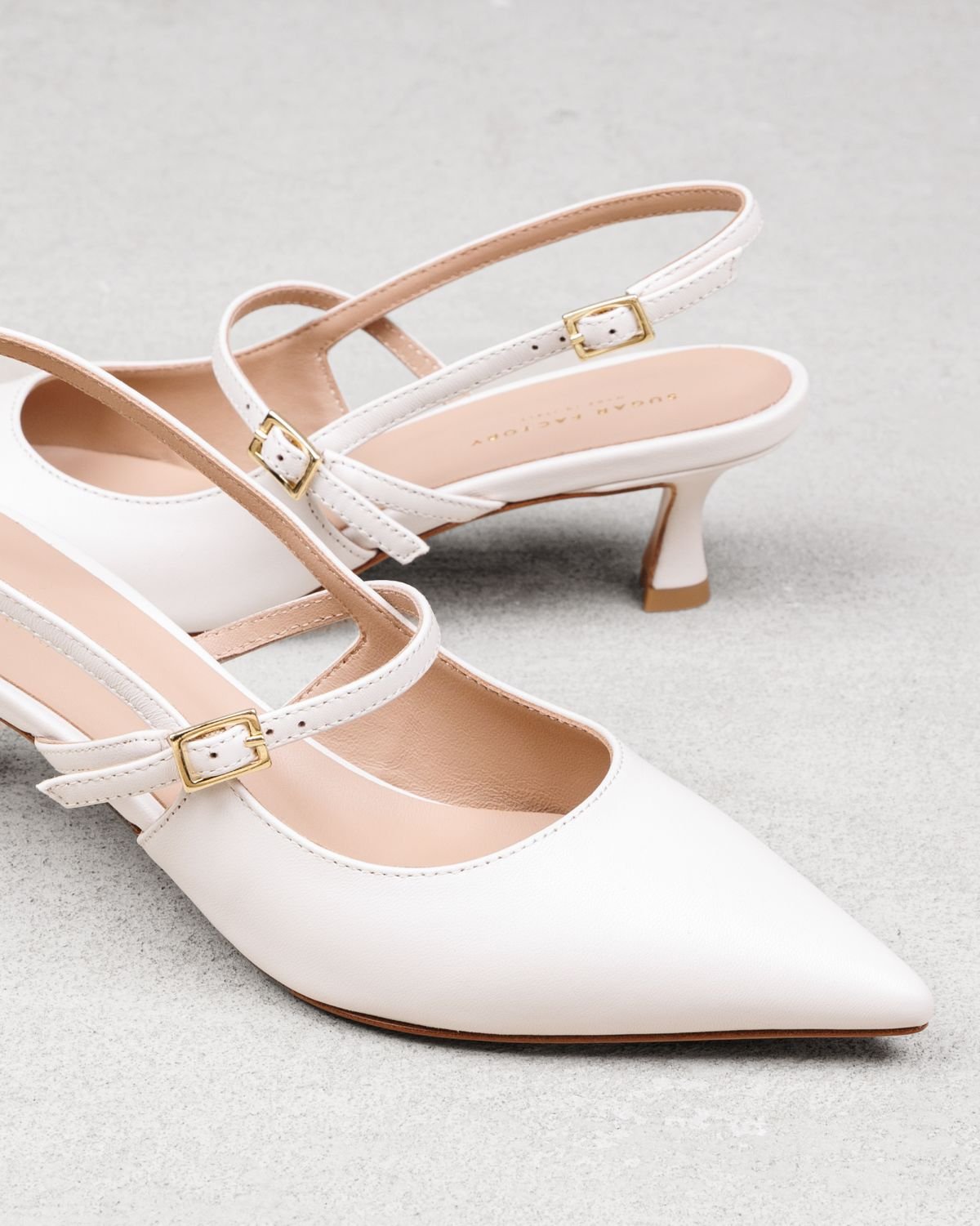 Белые кожаные туфли - Image 4 of 4