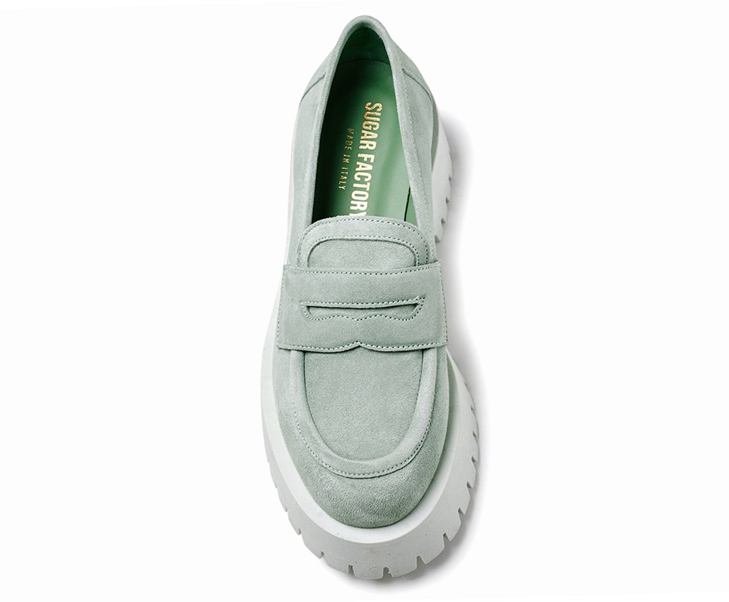 Зеленые замшевые лоферы - Image 4 of 5