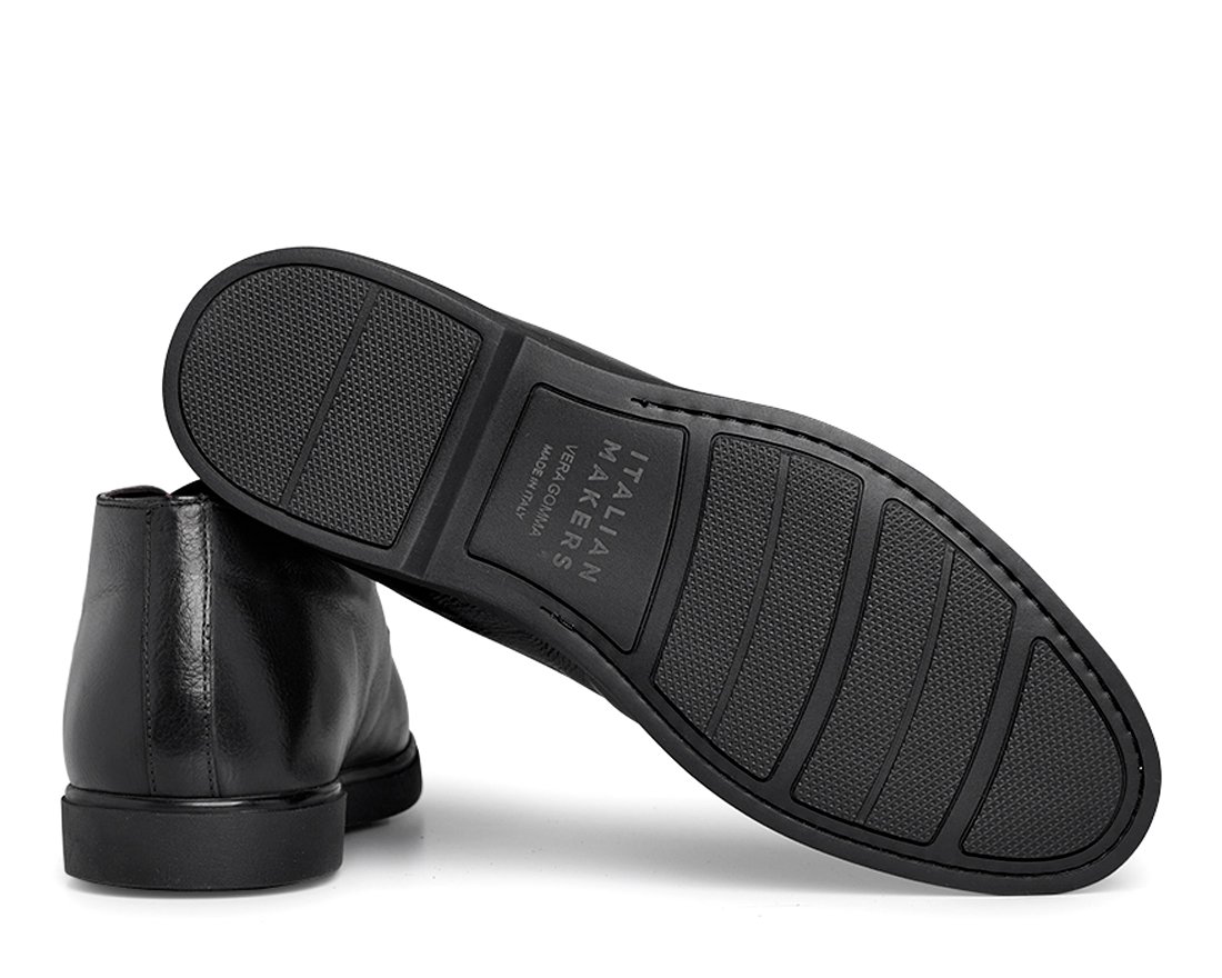 Мужские зимние чёрные кожаные ботинки - Image 4 of 4