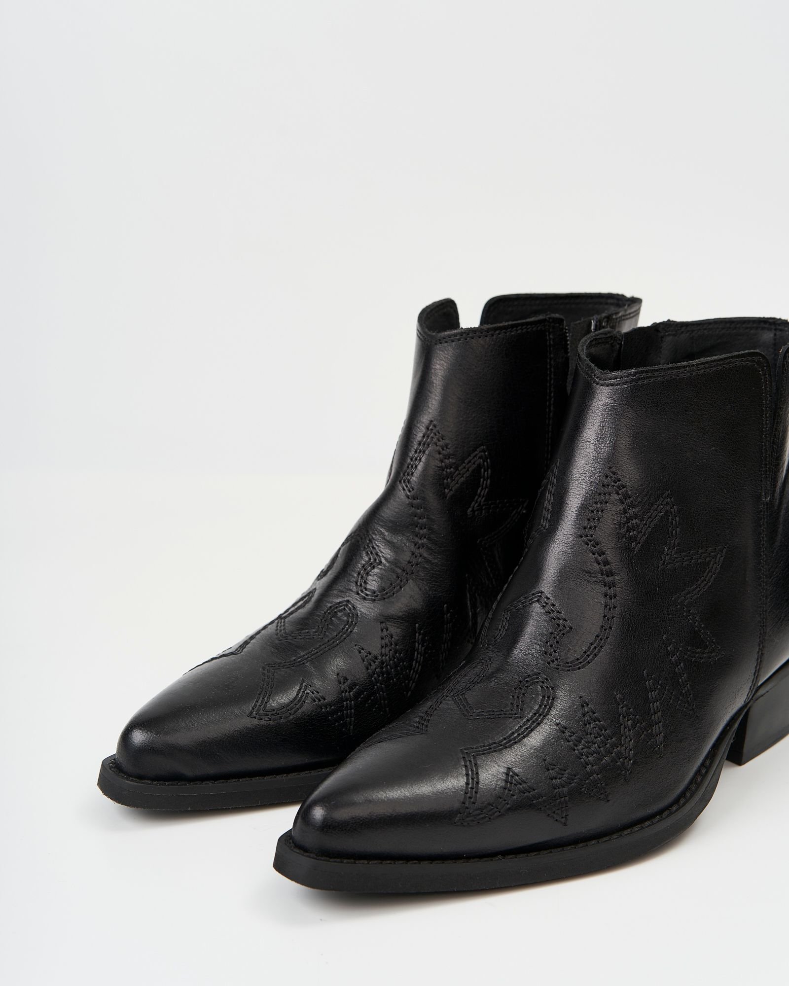 Черные кожаные казаки - Image 6 of 6