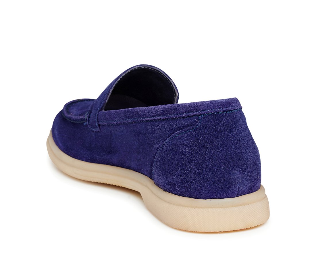 Синие замшевые лоферы - Image 3 of 5