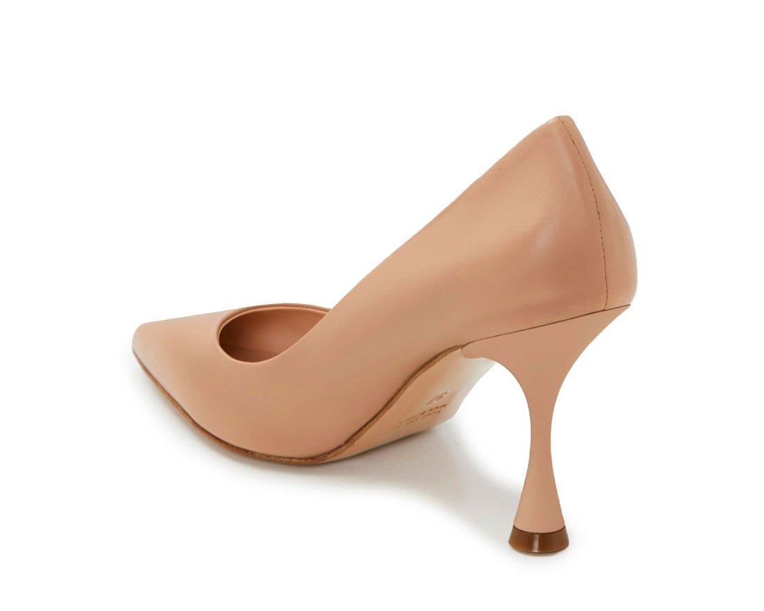 Бежевые кожаные туфли - Image 3 of 5