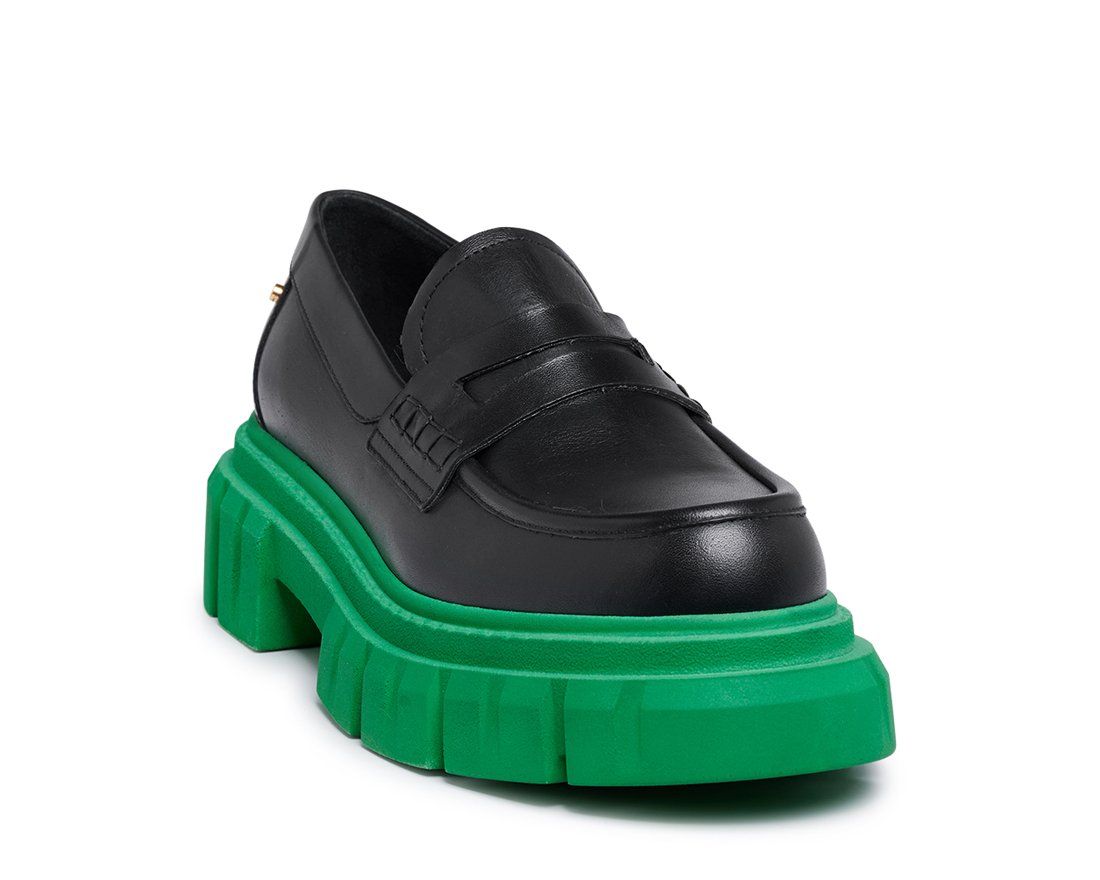 Черные кожаные лоферы - Image 2 of 4