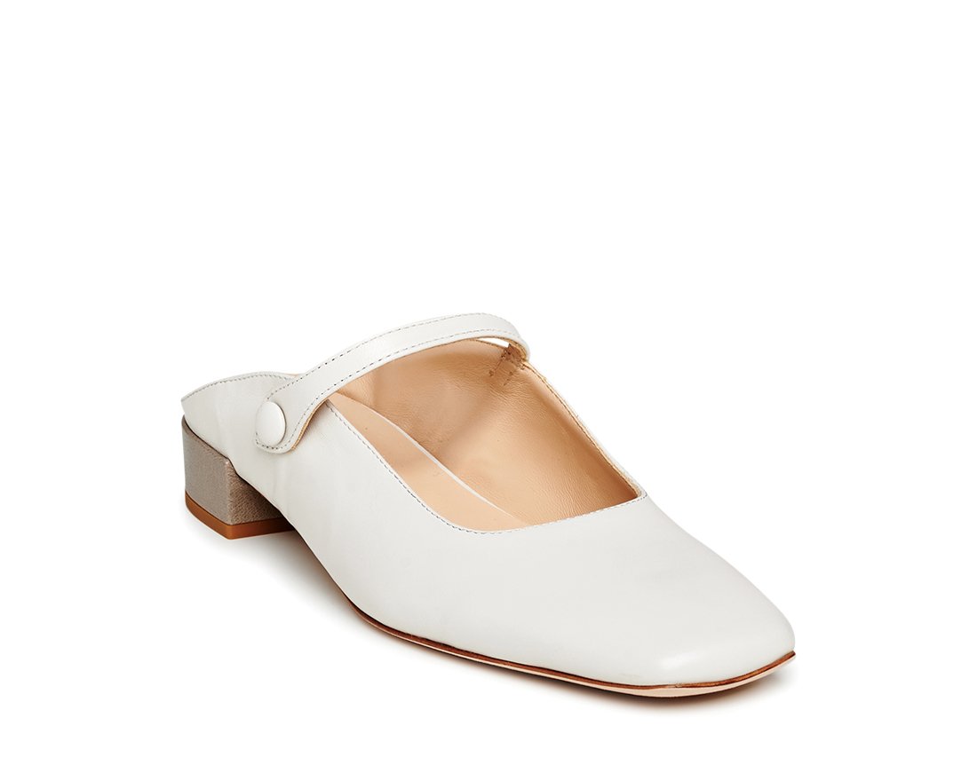 Белые кожаные туфли - Image 2 of 5