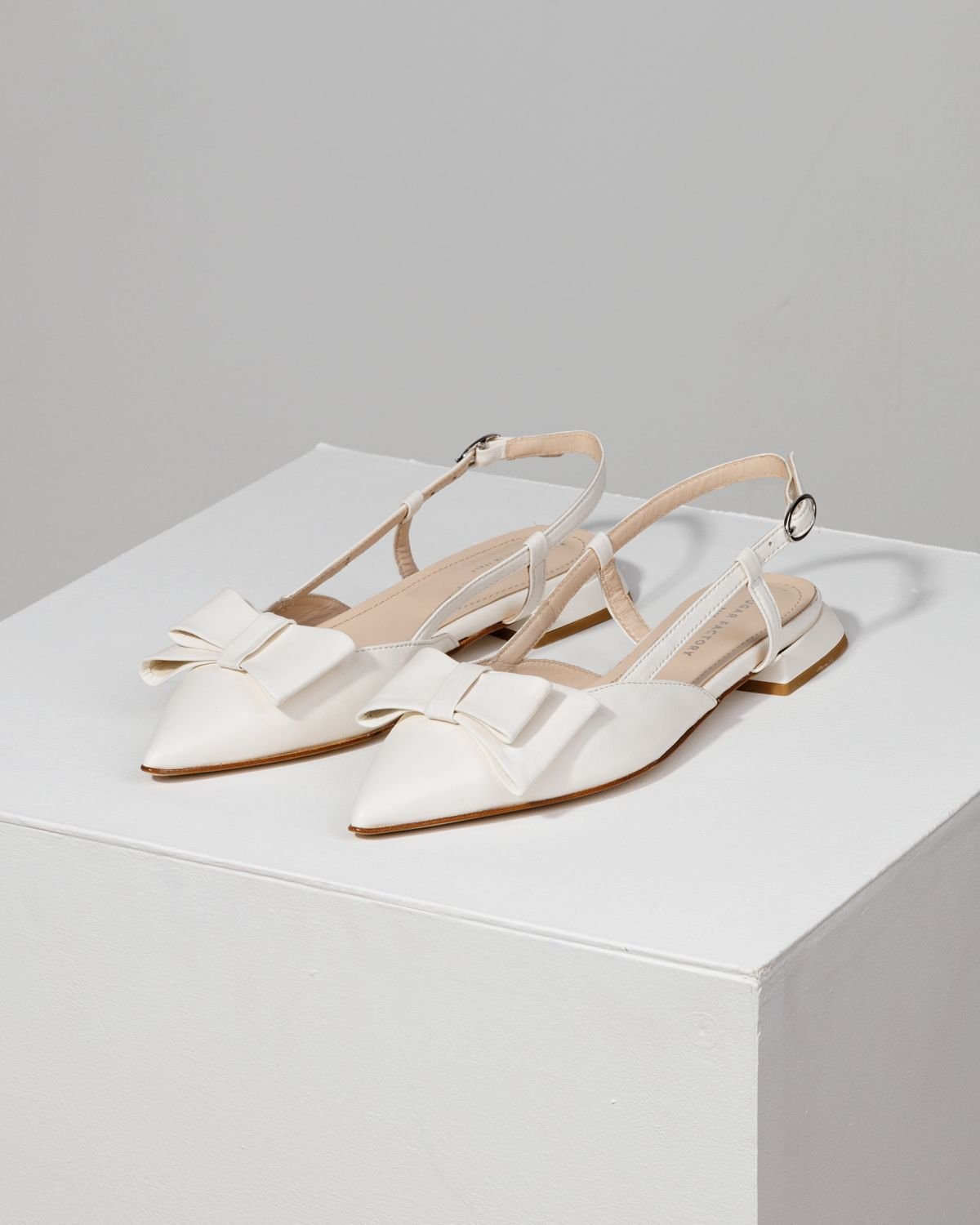 Белые кожаные туфли - Image 3 of 6