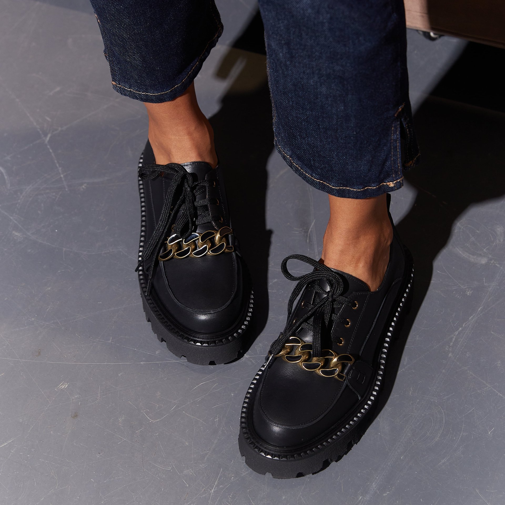 Черные кожаные лоферы - Image 5 of 5