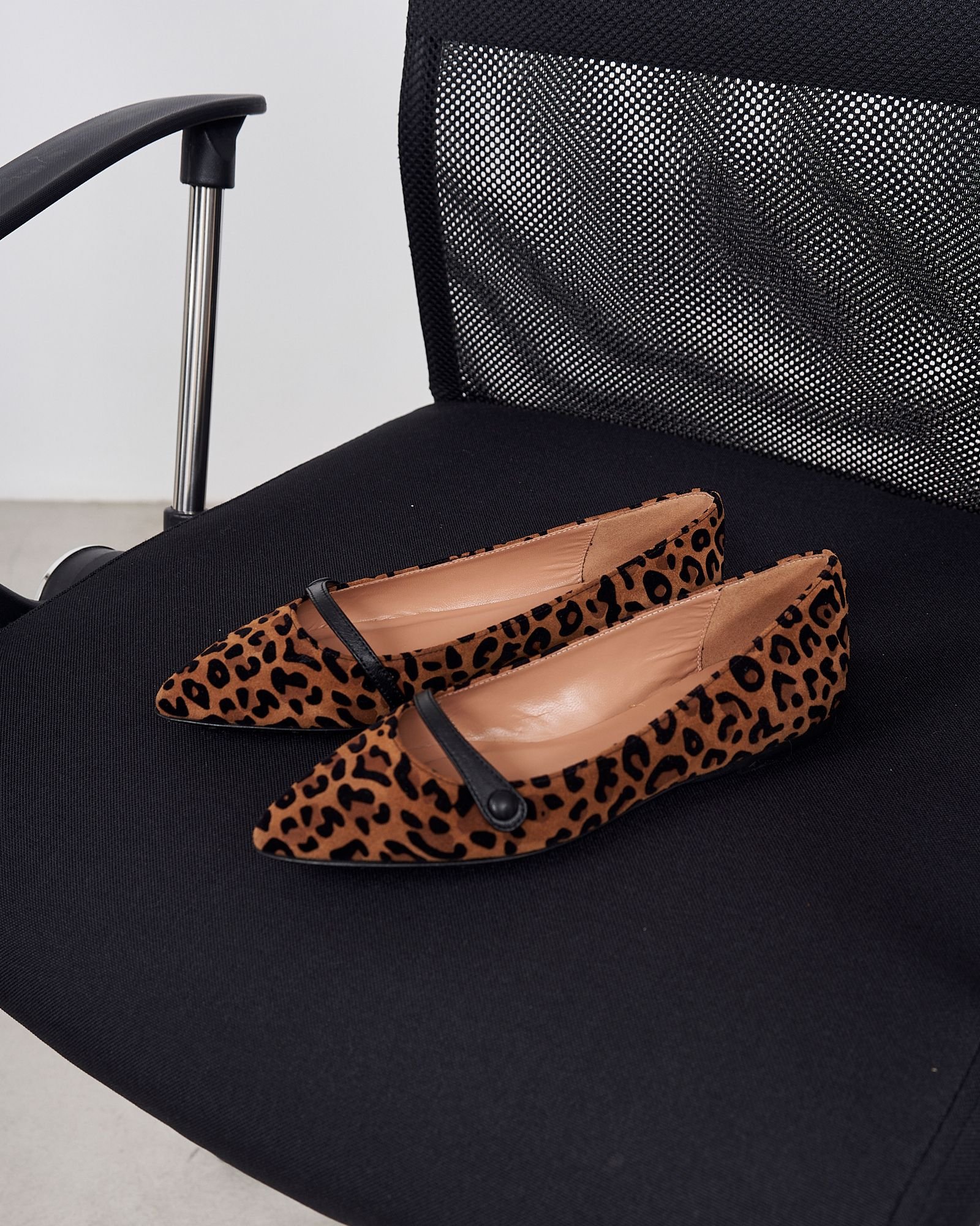 Леопардовые замшевые балетки - Image 7 of 7