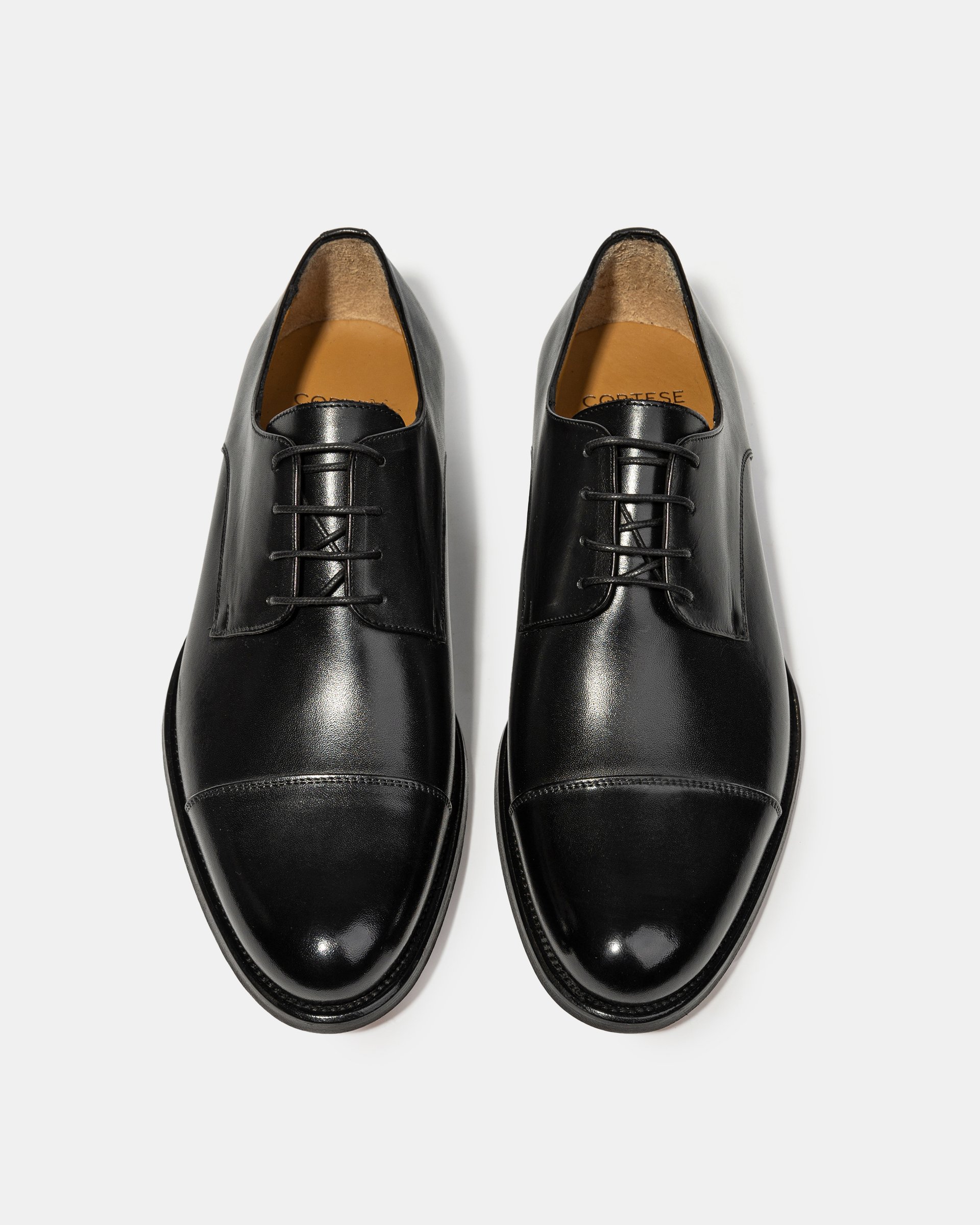 Черные кожаные мужские туфли - Image 3 of 5