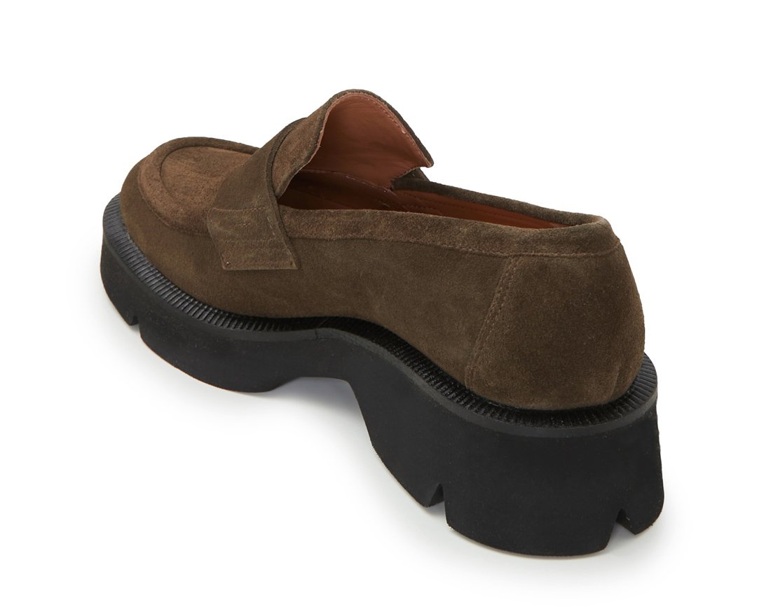 Коричневые замшевые лоферы - Image 3 of 5