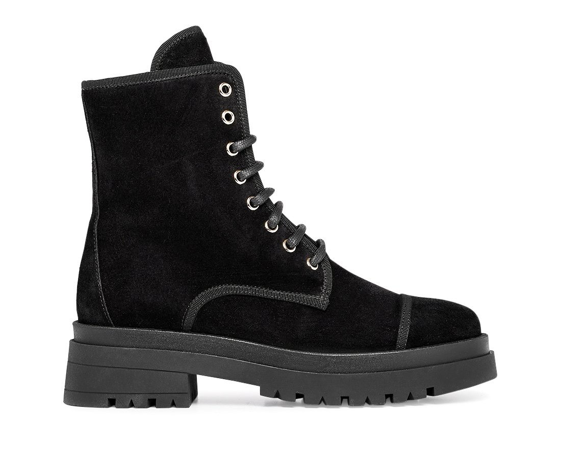 Черные замшевые ботинки - Main image