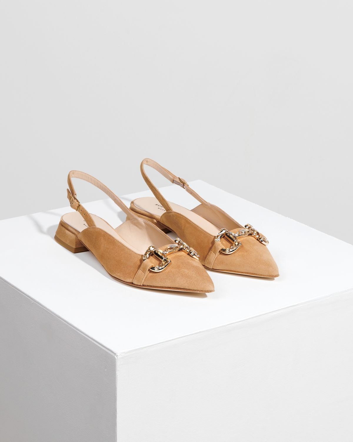 Светло-коричневые замшевые туфли - Image 3 of 7