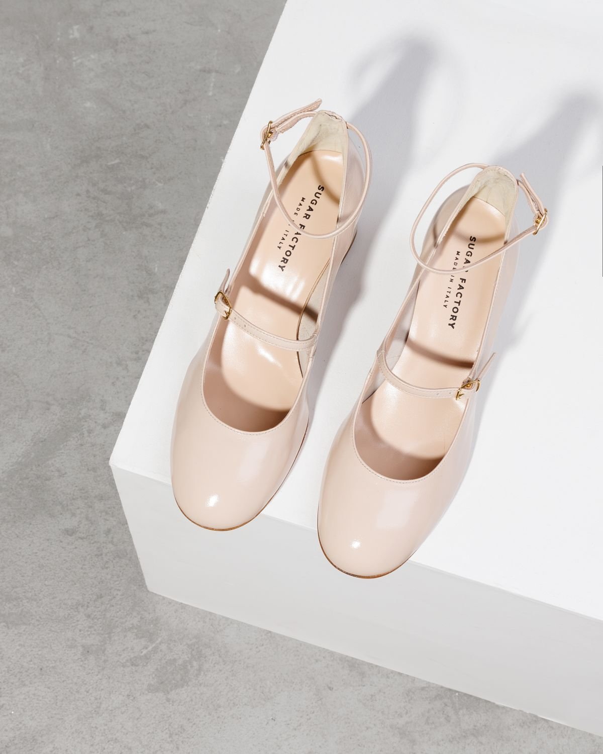 Светло-бежевые кожаные туфли - Image 2 of 6